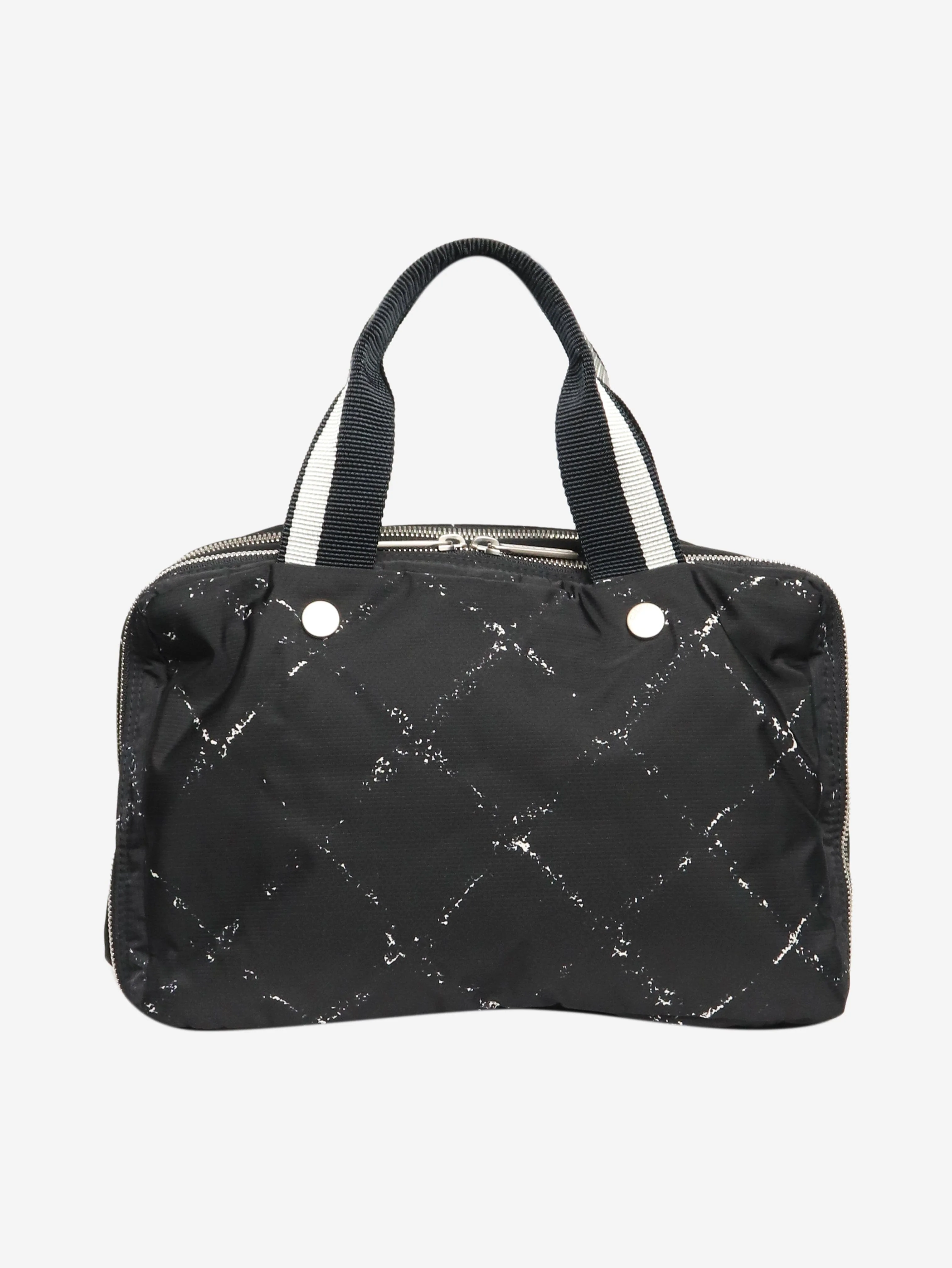 Black canvas Toiletries bag - Image 3