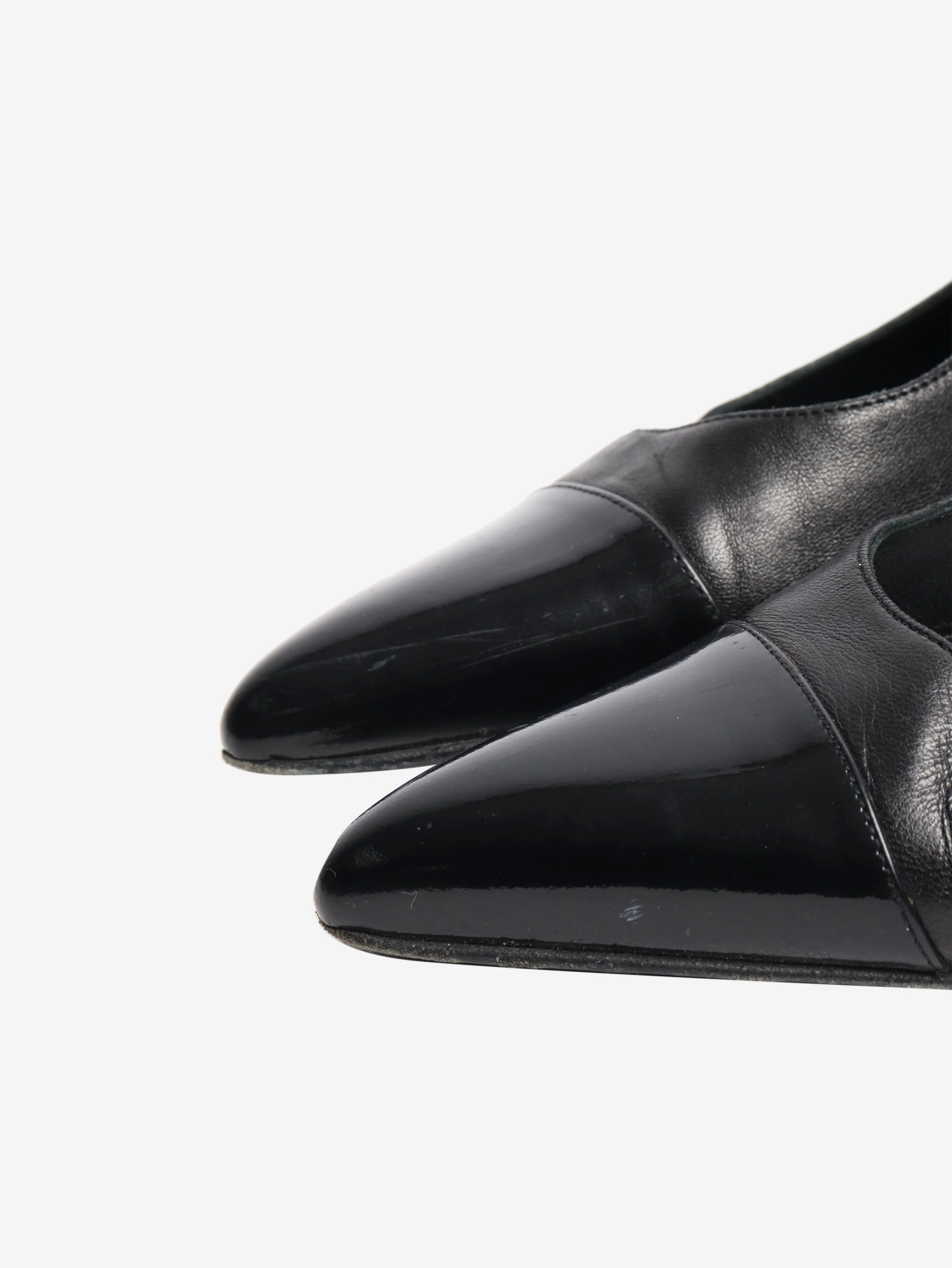 Black leather slingbacks - size EU 38 (UK 5) - Image 6