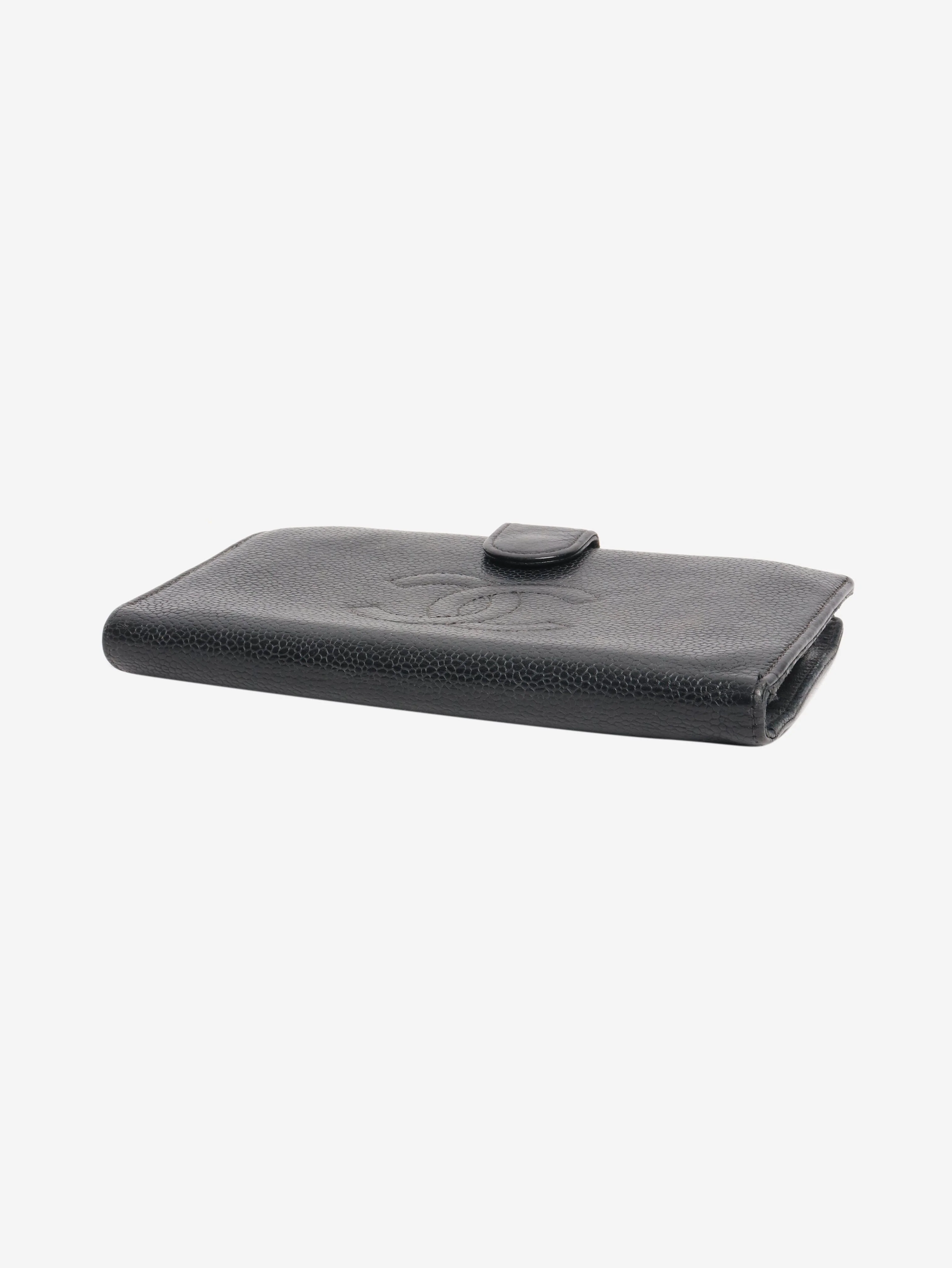 Black vintage caviar bifold wallet - Image 4