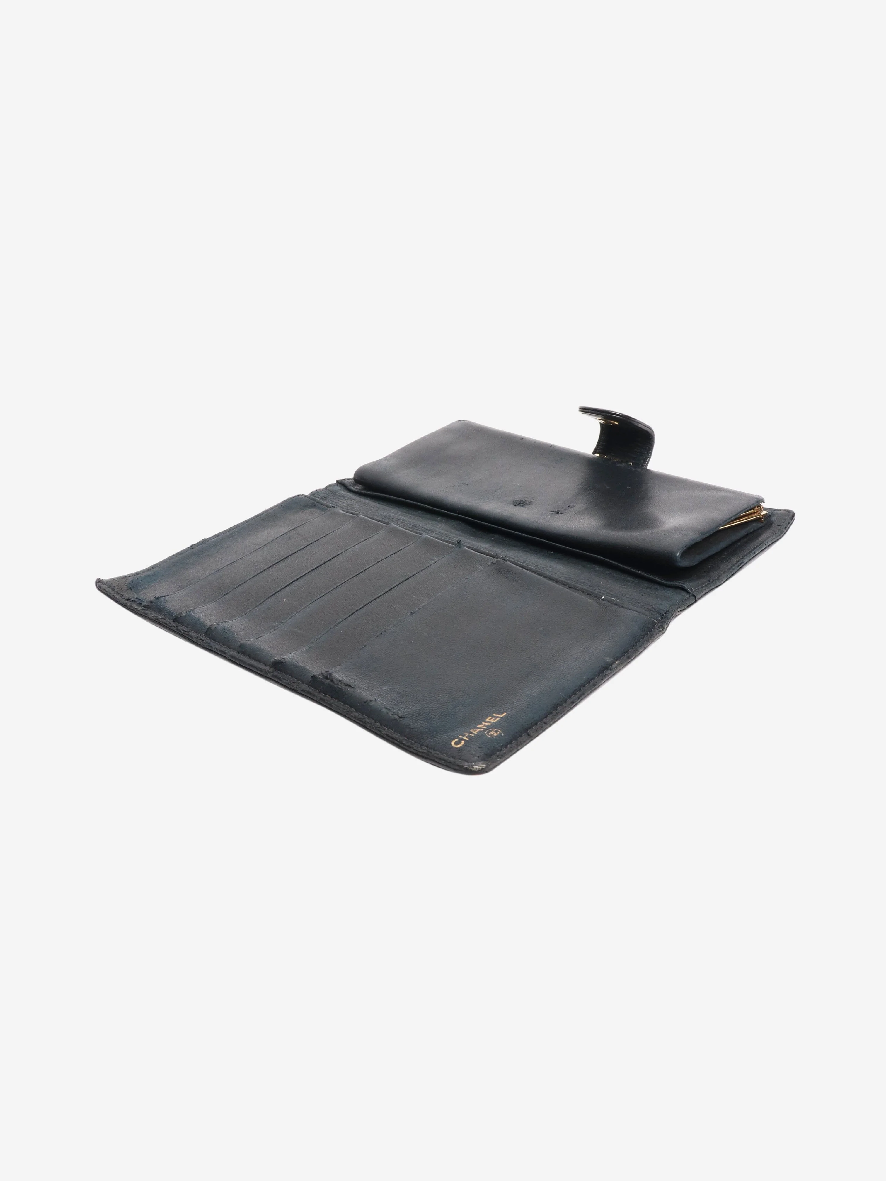 Black vintage caviar bifold wallet - Image 7