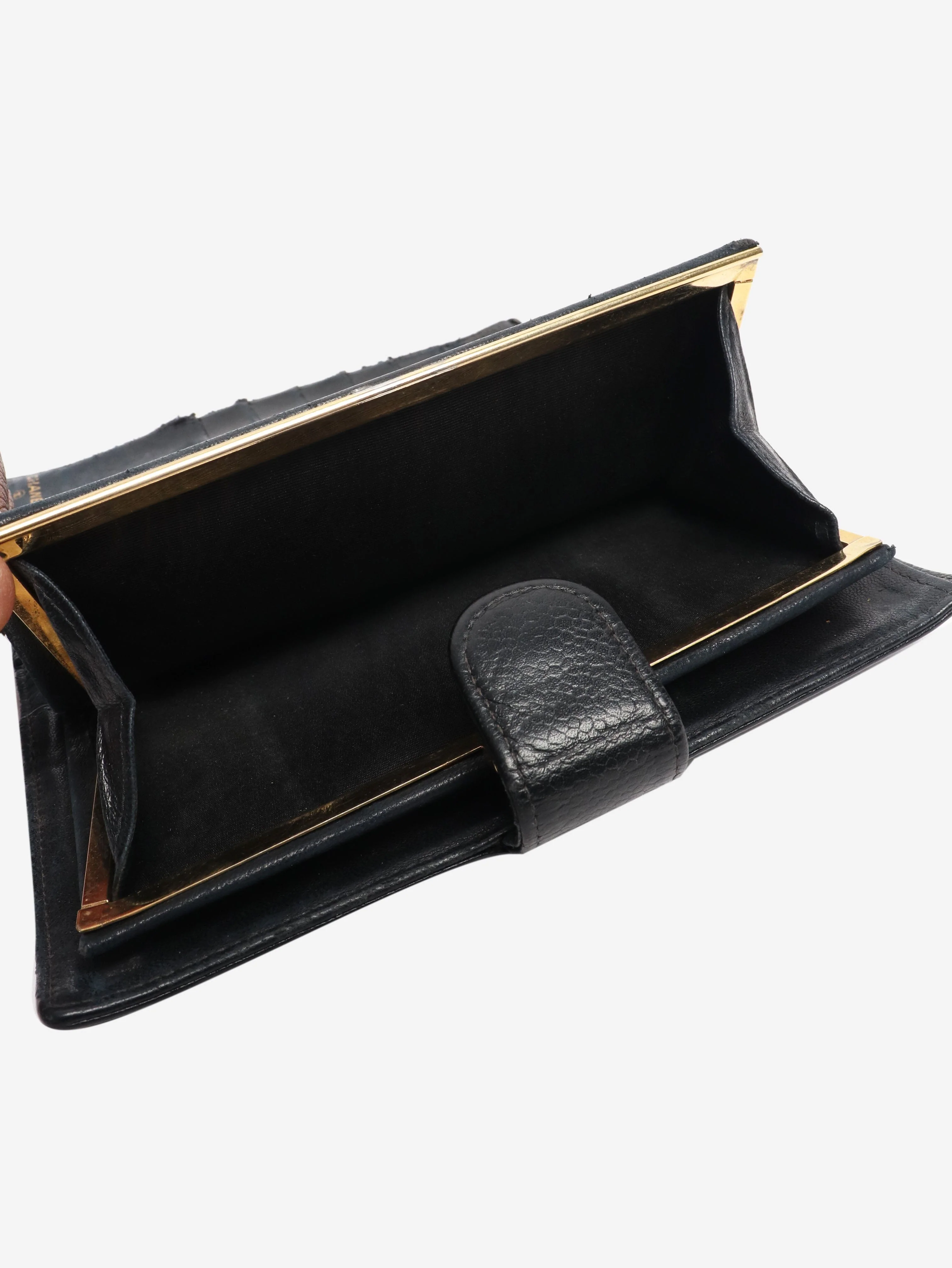 Black vintage caviar bifold wallet - Image 8