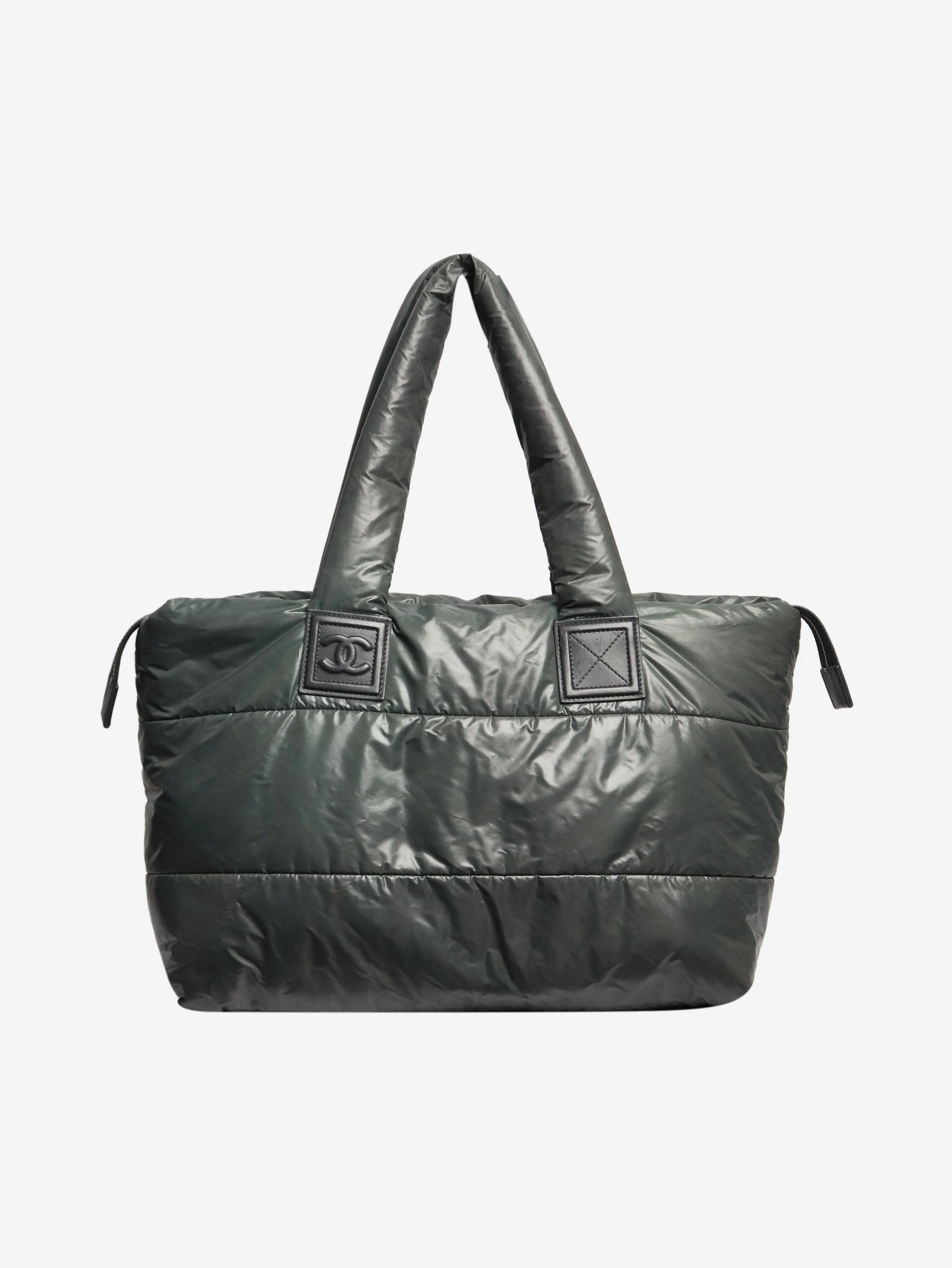 Greenish grey 2008 Cocoon nylon tote bag - Image 3