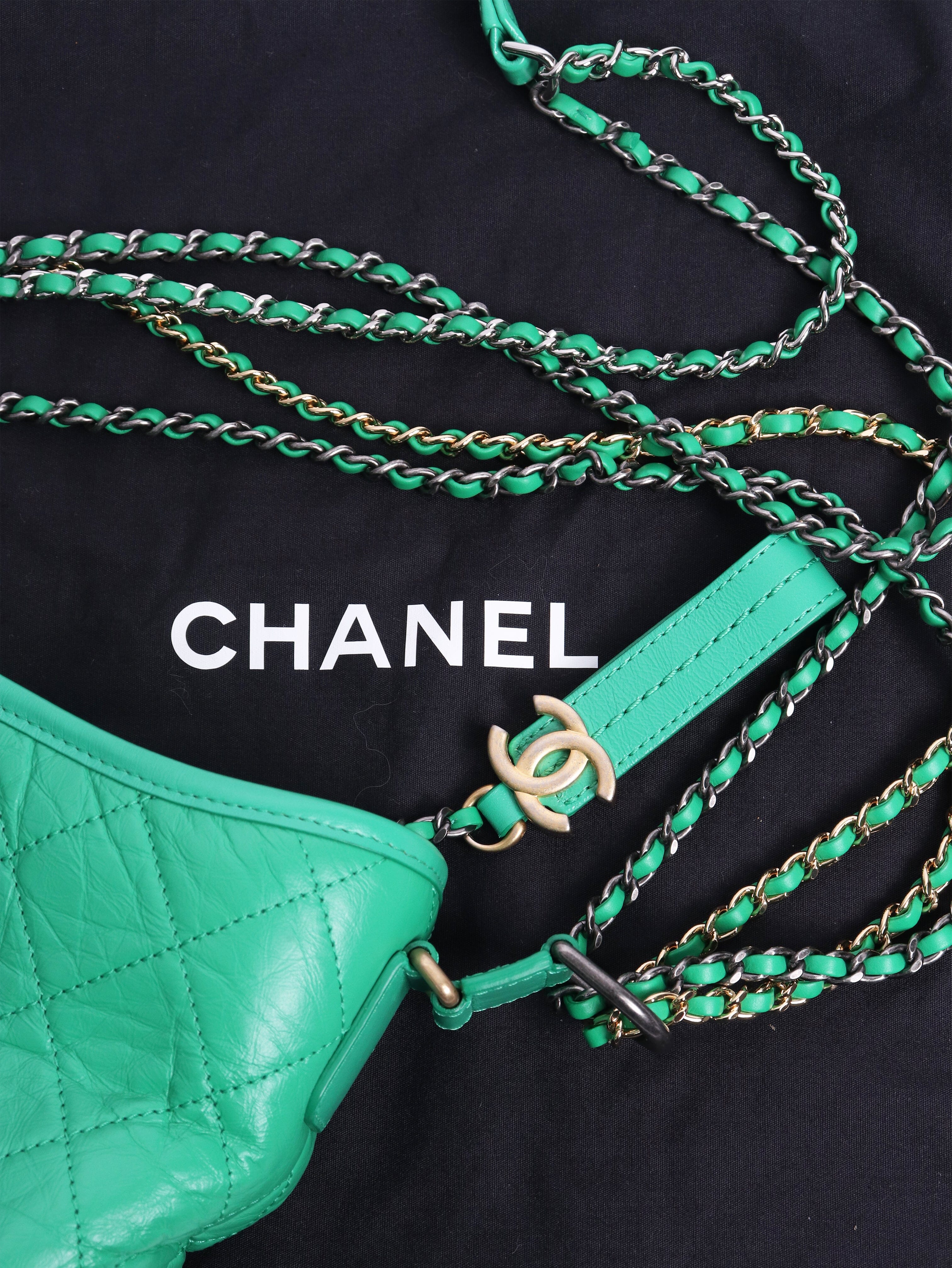 Green 2019 Gabrielle leather bag - Image 9