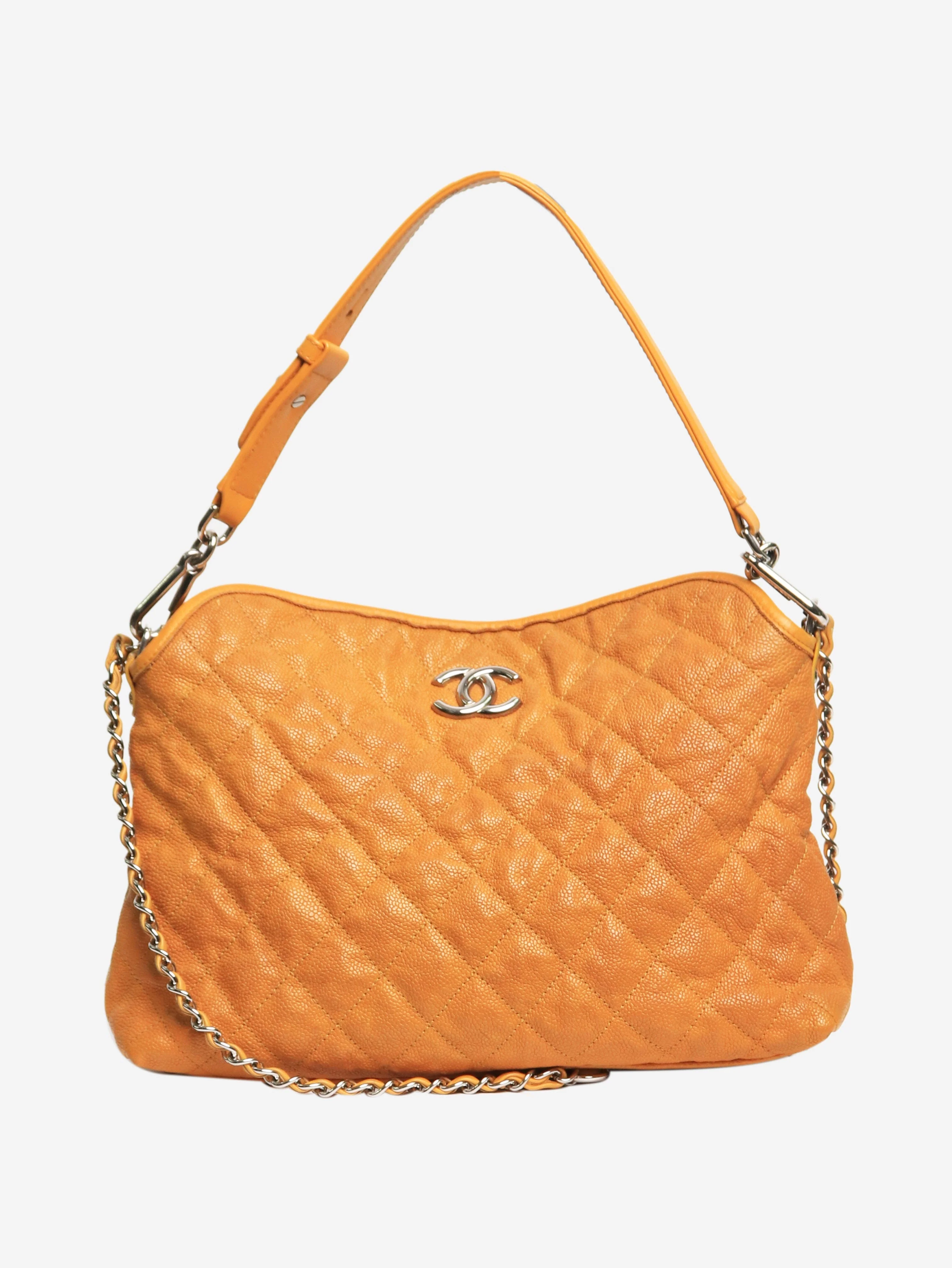 Mustard 2011 Coco Mark caviar quilted shoulder bag