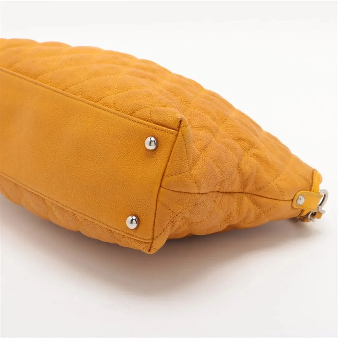 Mustard 2011 Coco Mark caviar quilted shoulder bag - Image 3