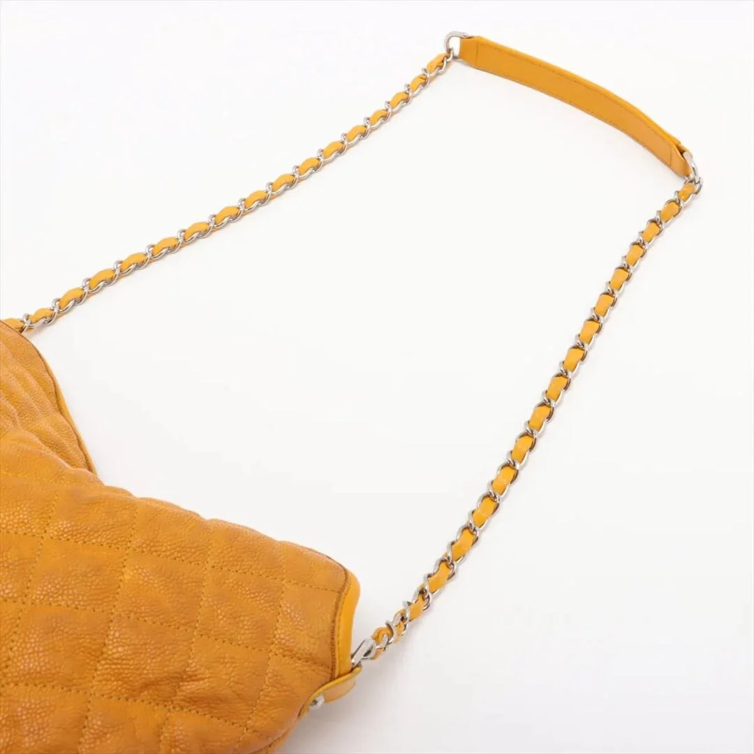 Mustard 2011 Coco Mark caviar quilted shoulder bag - Image 4
