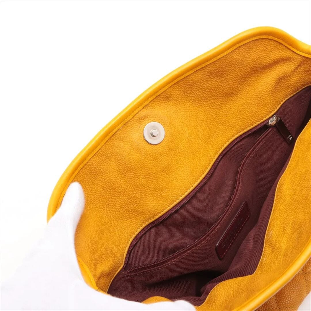 Mustard 2011 Coco Mark caviar quilted shoulder bag - Image 7
