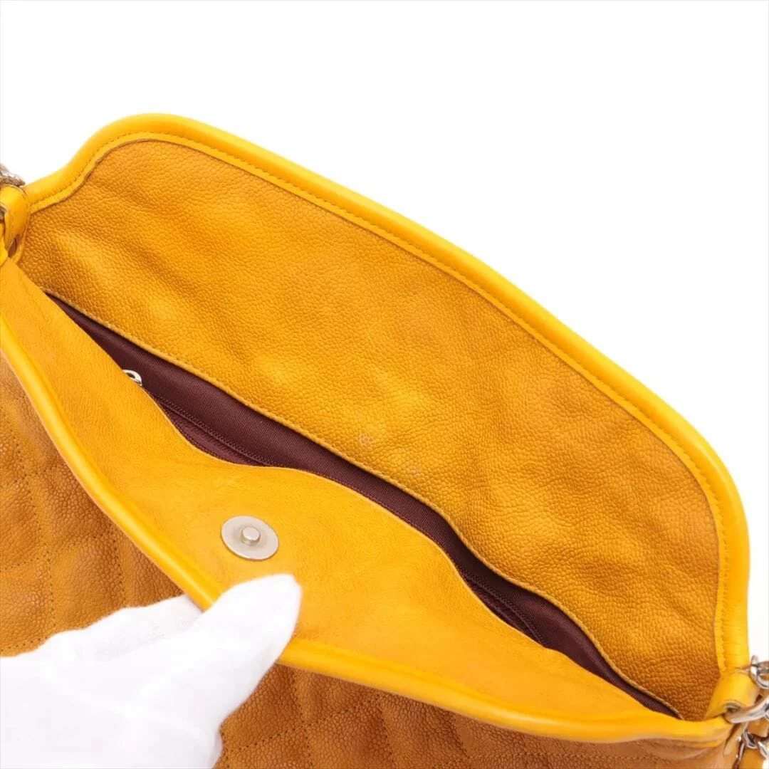 Mustard 2011 Coco Mark caviar quilted shoulder bag - Image 8