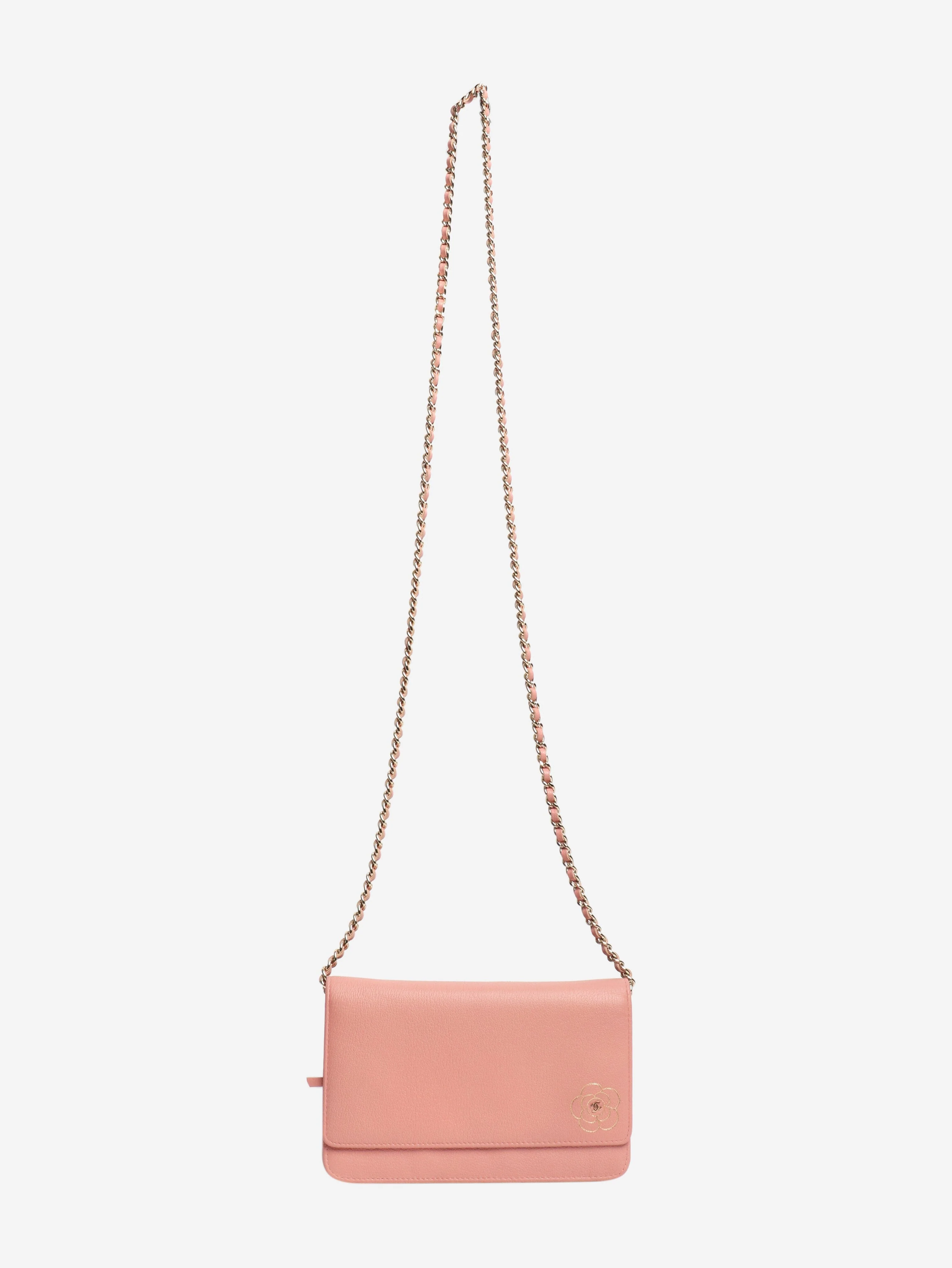 Pink 2012 Camellia Wallet on Chain bag - Image 2