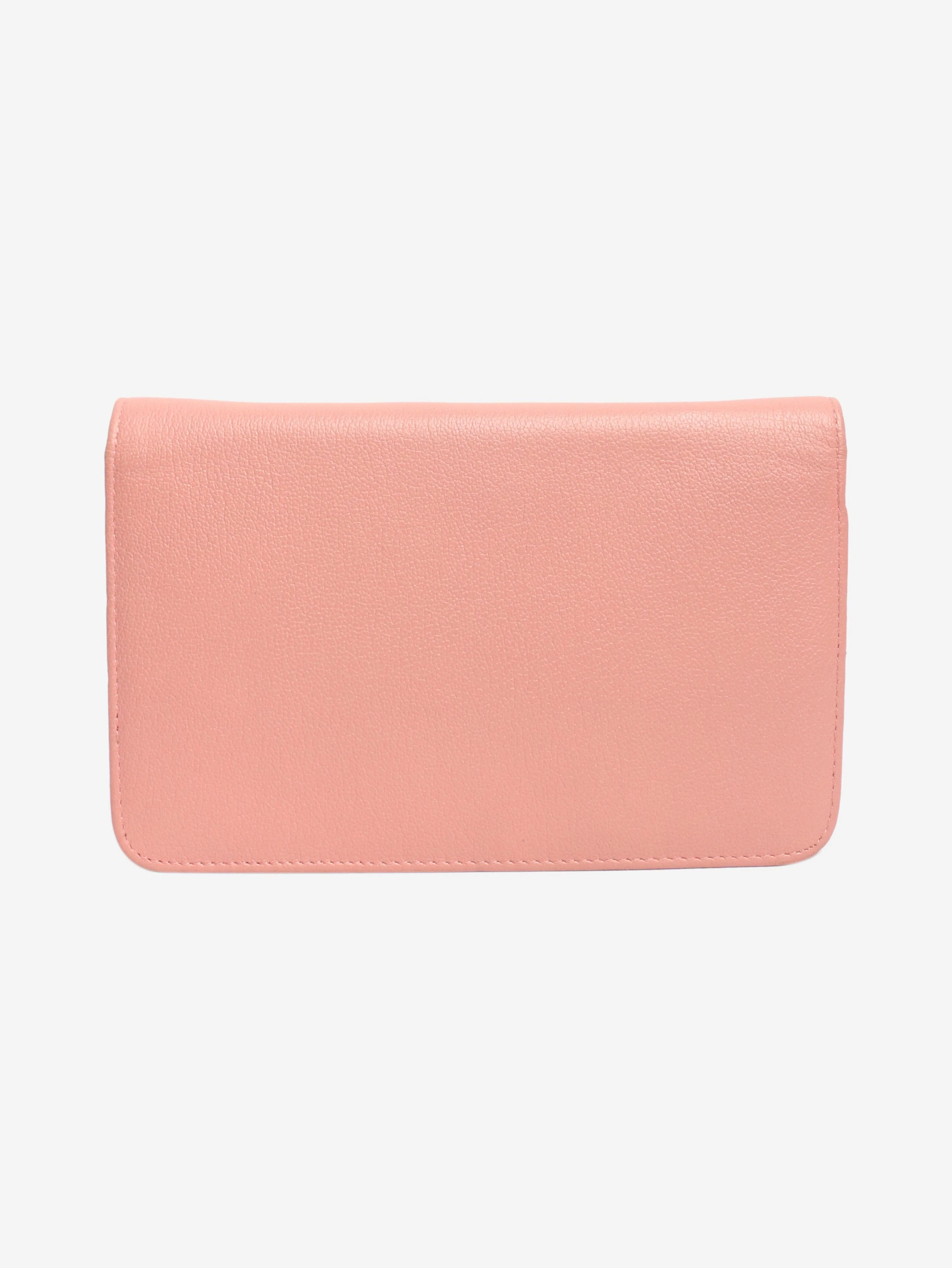 Pink 2012 Camellia Wallet on Chain bag - Image 4