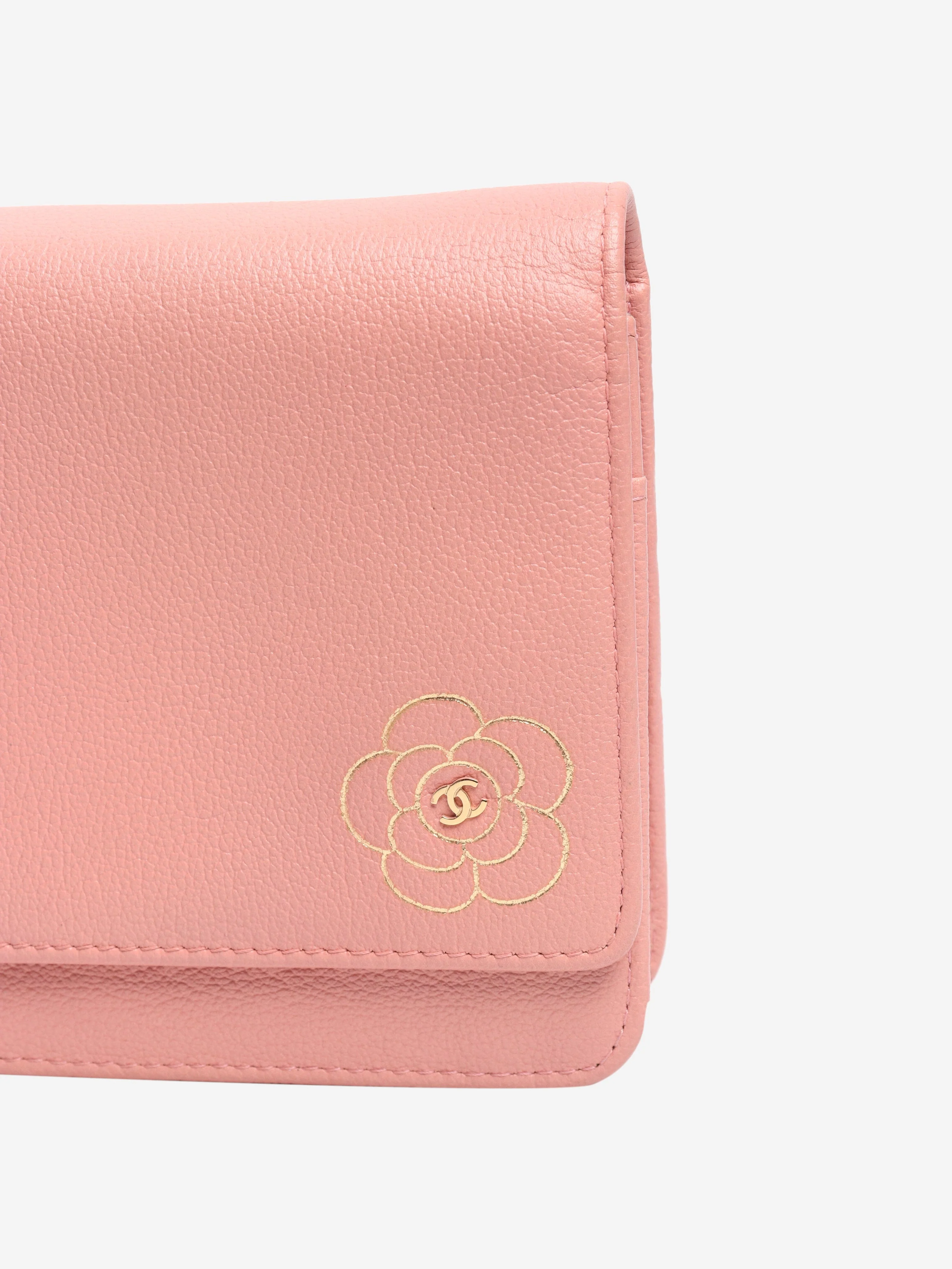 Pink 2012 Camellia Wallet on Chain bag - Image 6