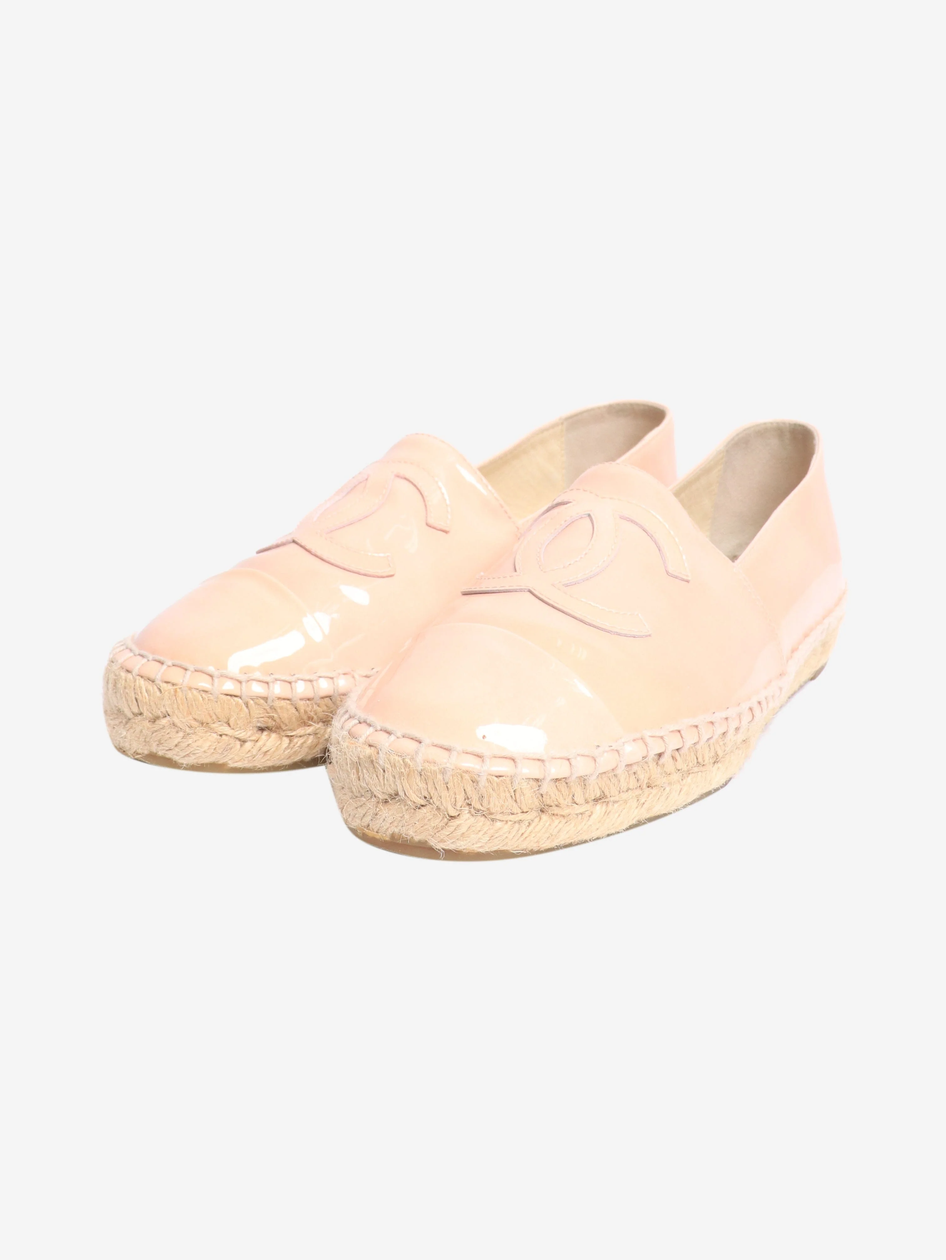Pink patent leather espadrilles - size EU 36 - Image 2