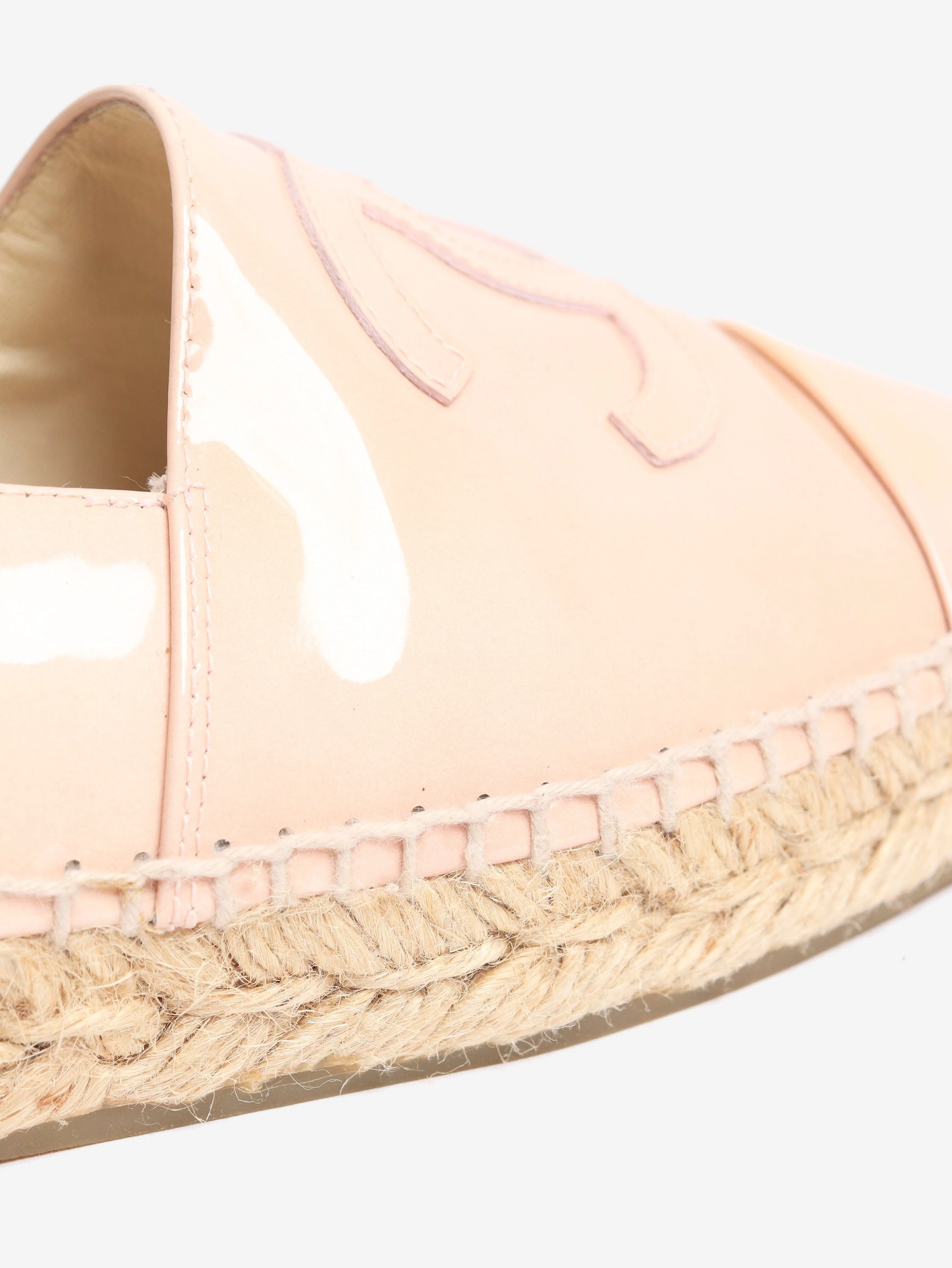 Pink patent leather espadrilles - size EU 36 - Image 5