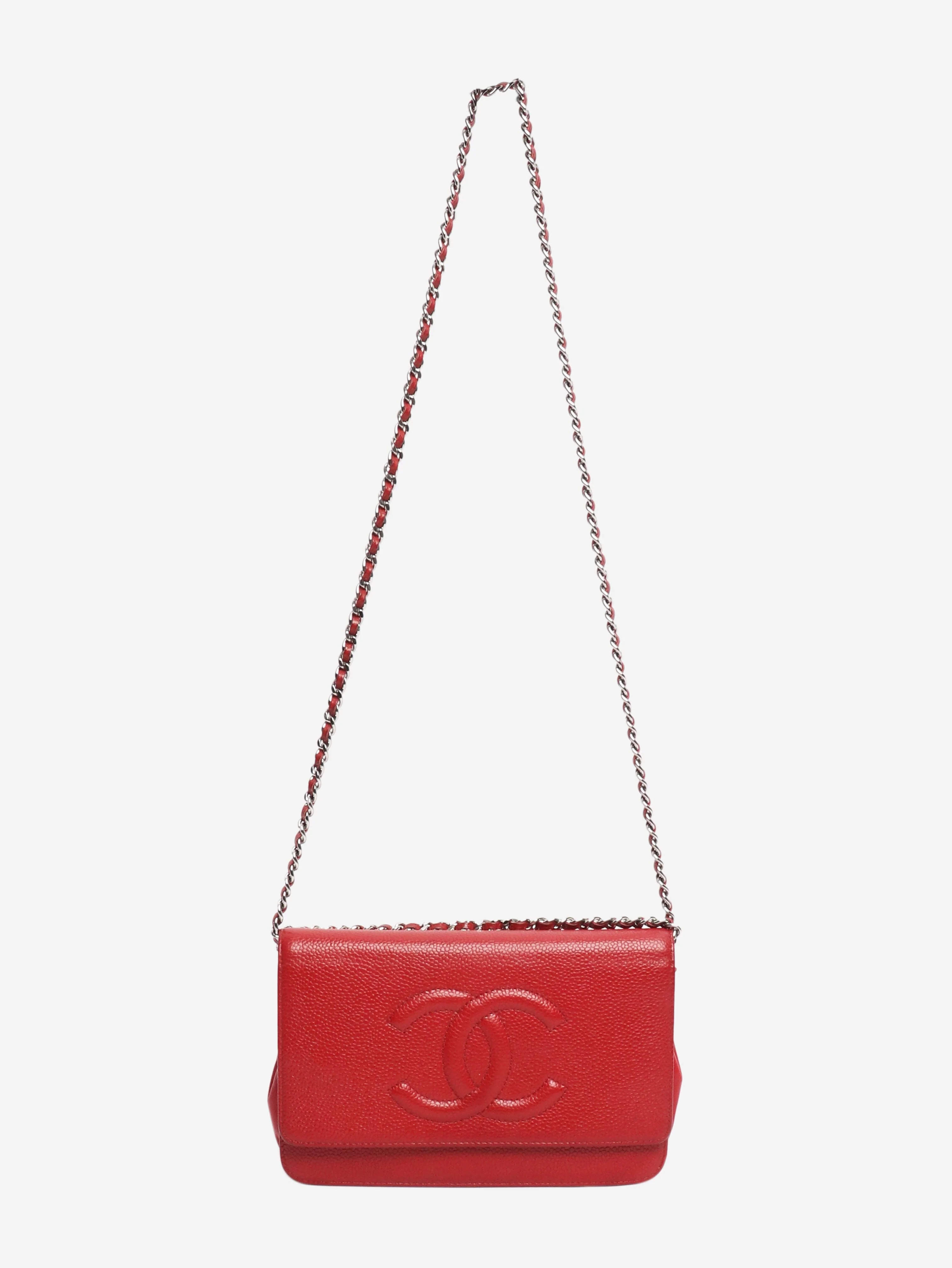 Red 2012 Wallet on Chain crossbody bag - Image 2