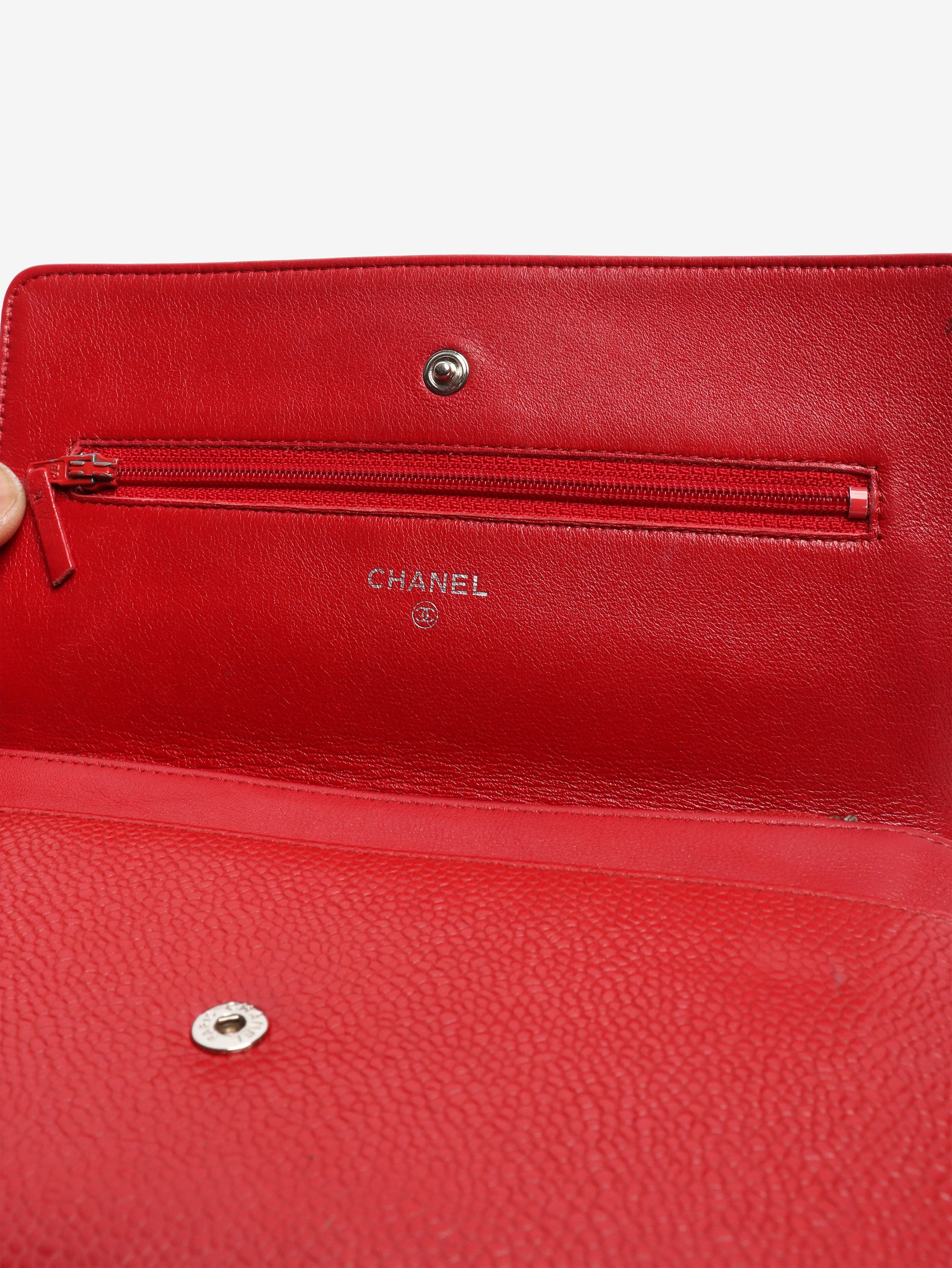 Red 2012 Wallet on Chain crossbody bag - Image 6