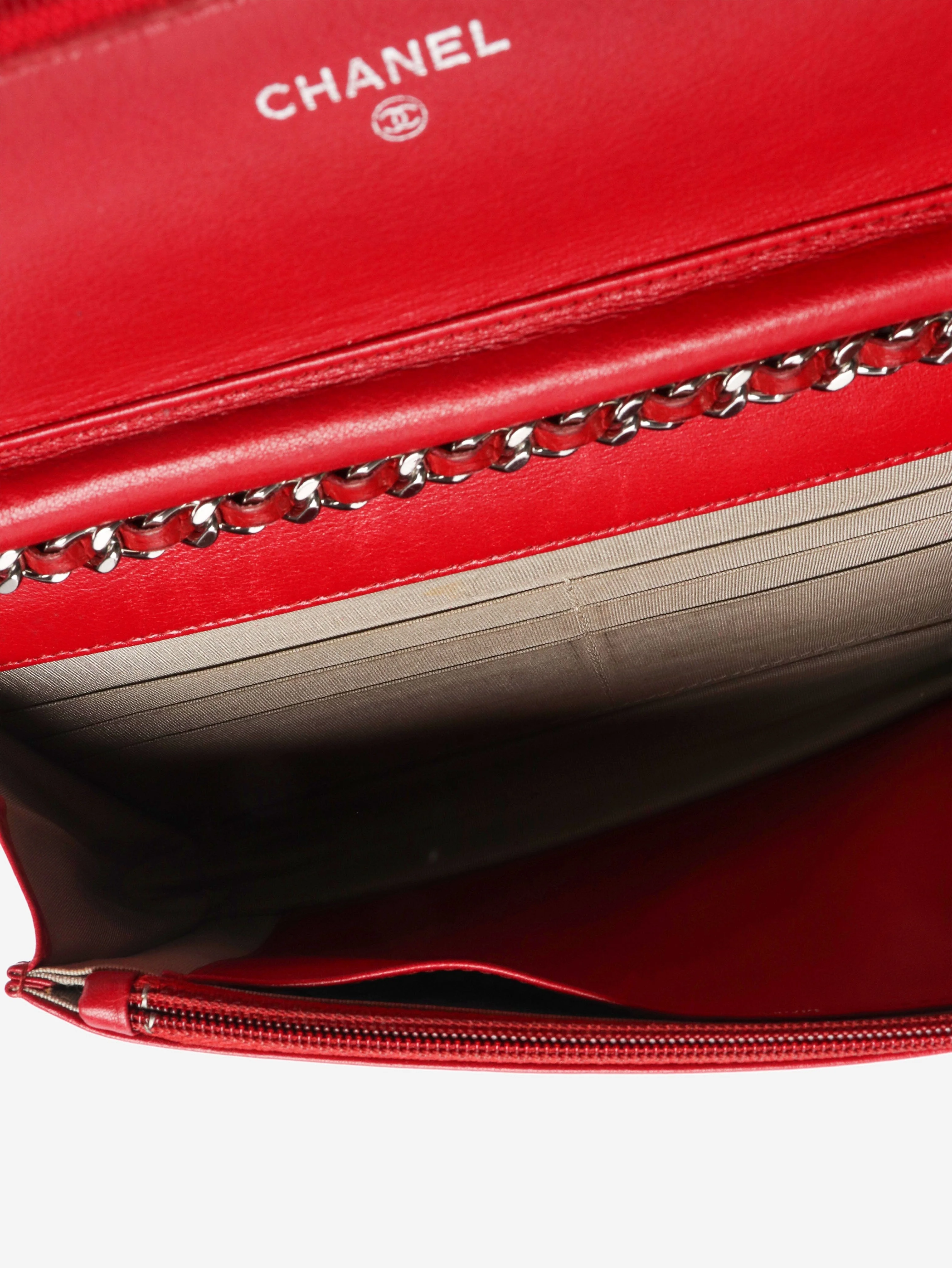 Red 2012 Wallet on Chain crossbody bag - Image 7