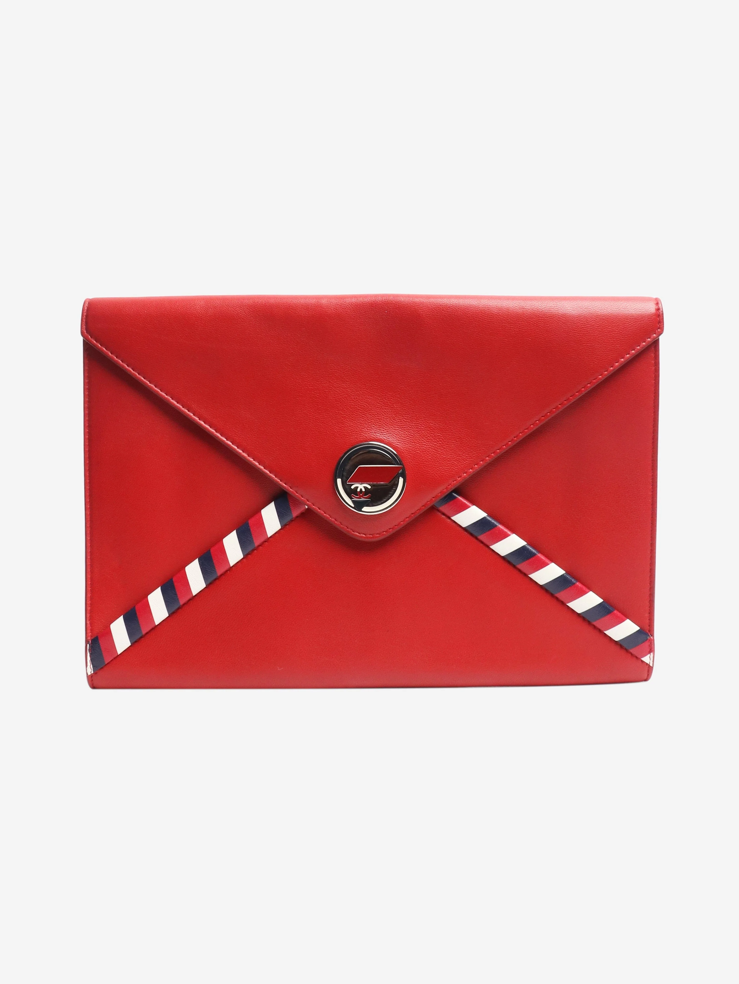 Red 2016 Airlines envelope clutch