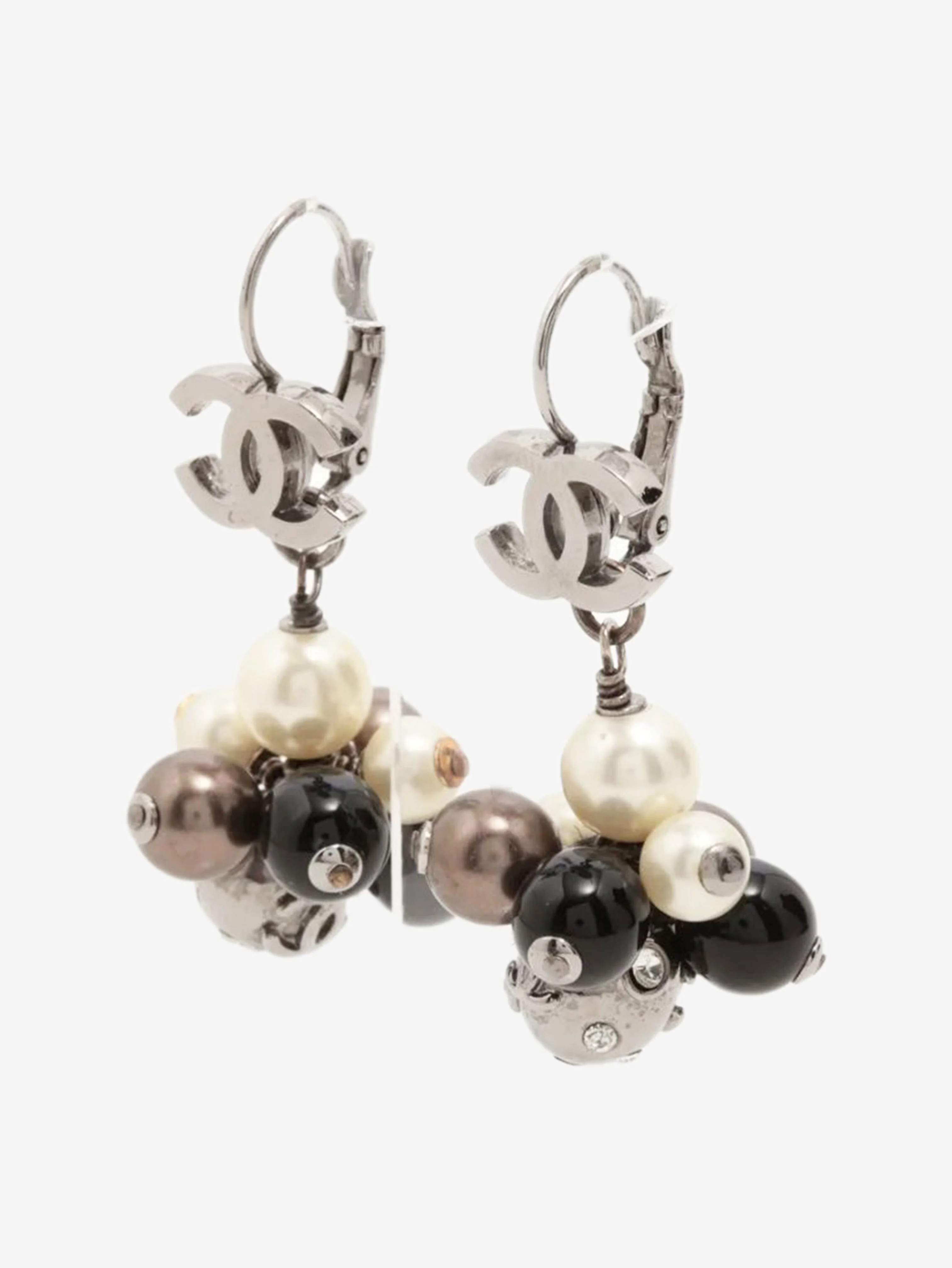 Silver Coco Mark 04A clip-on earrings - Image 3