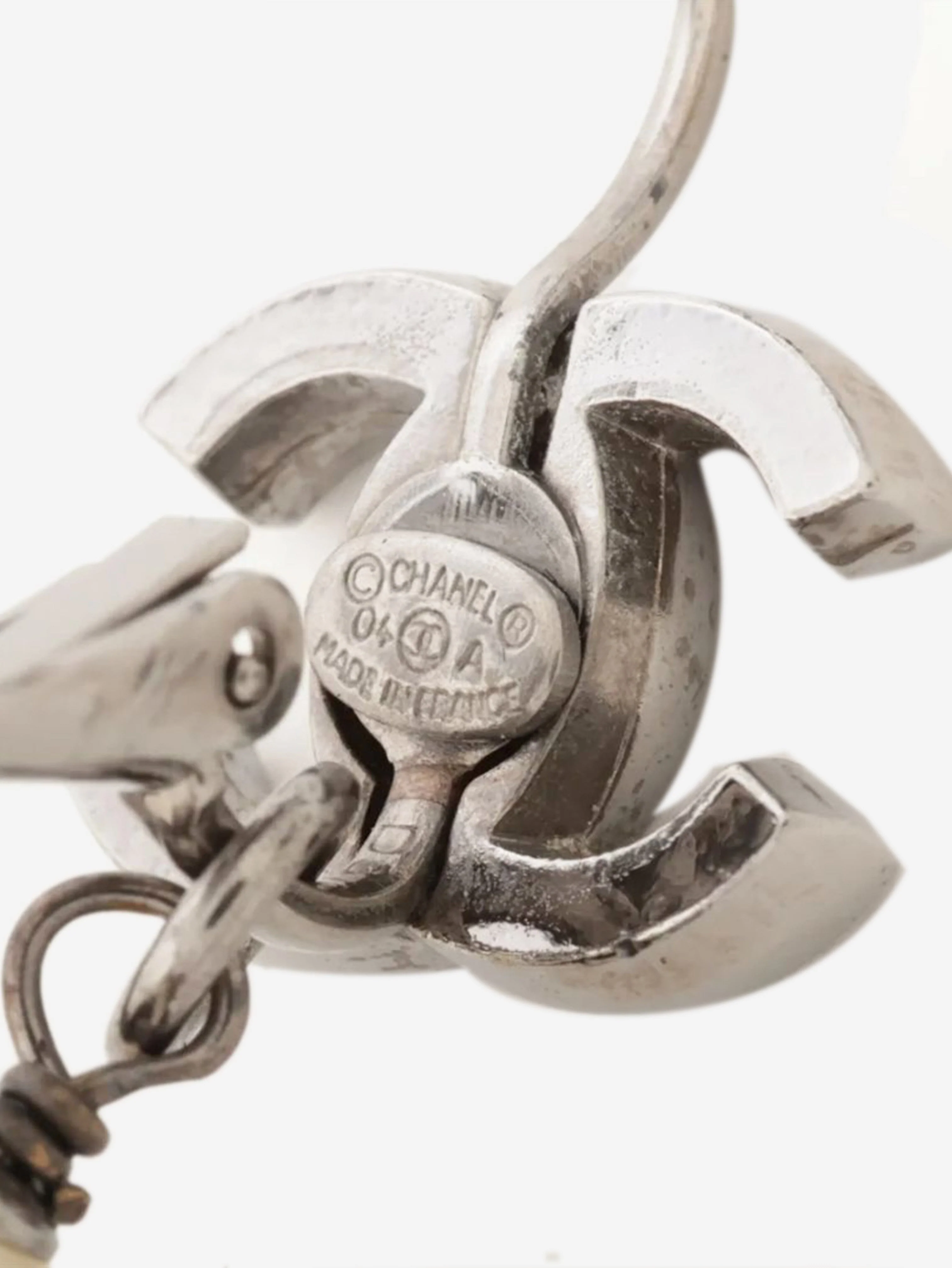 Silver Coco Mark 04A clip-on earrings - Image 4