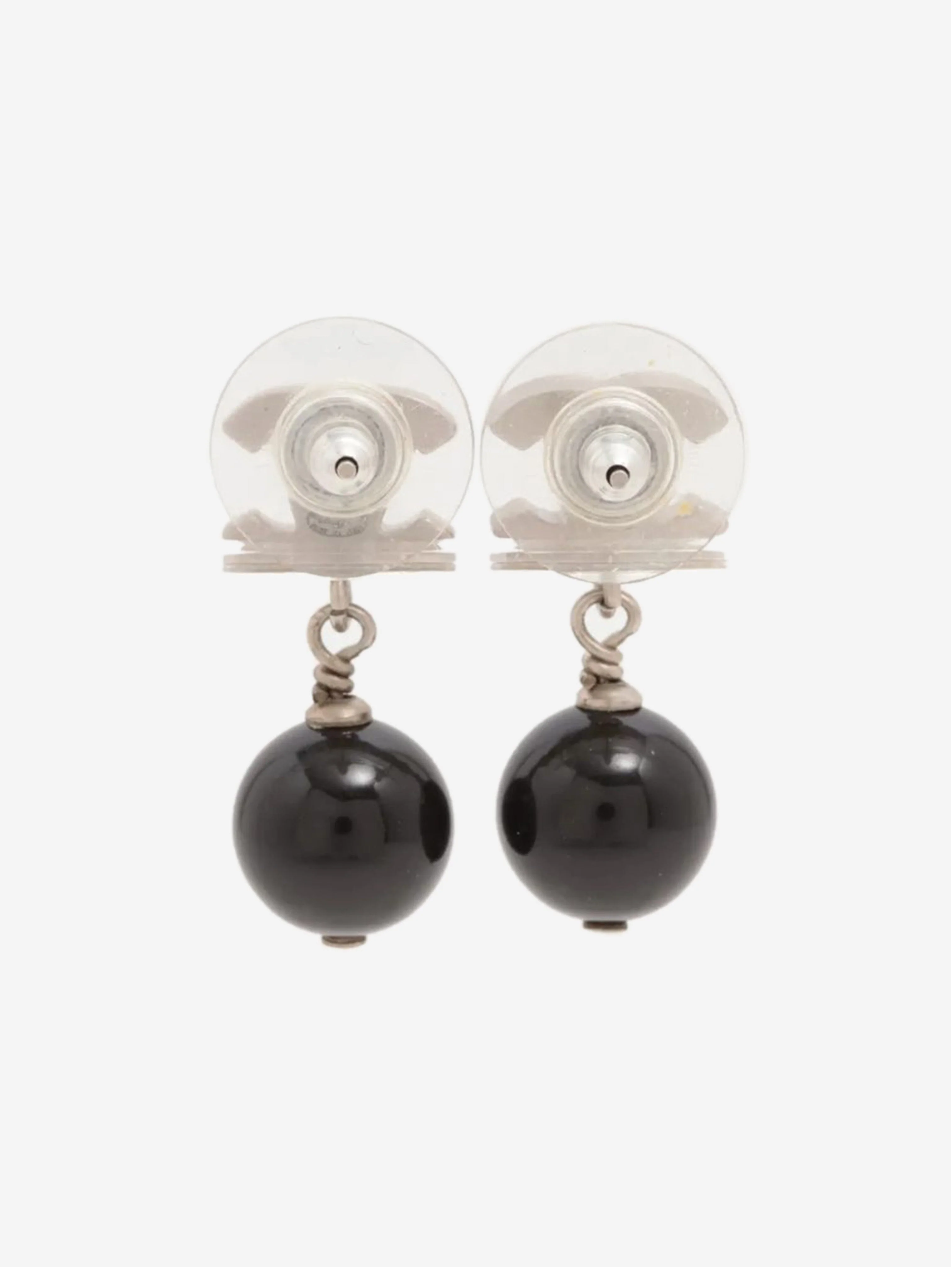 Silver Coco Mark B11C earrings - Image 2