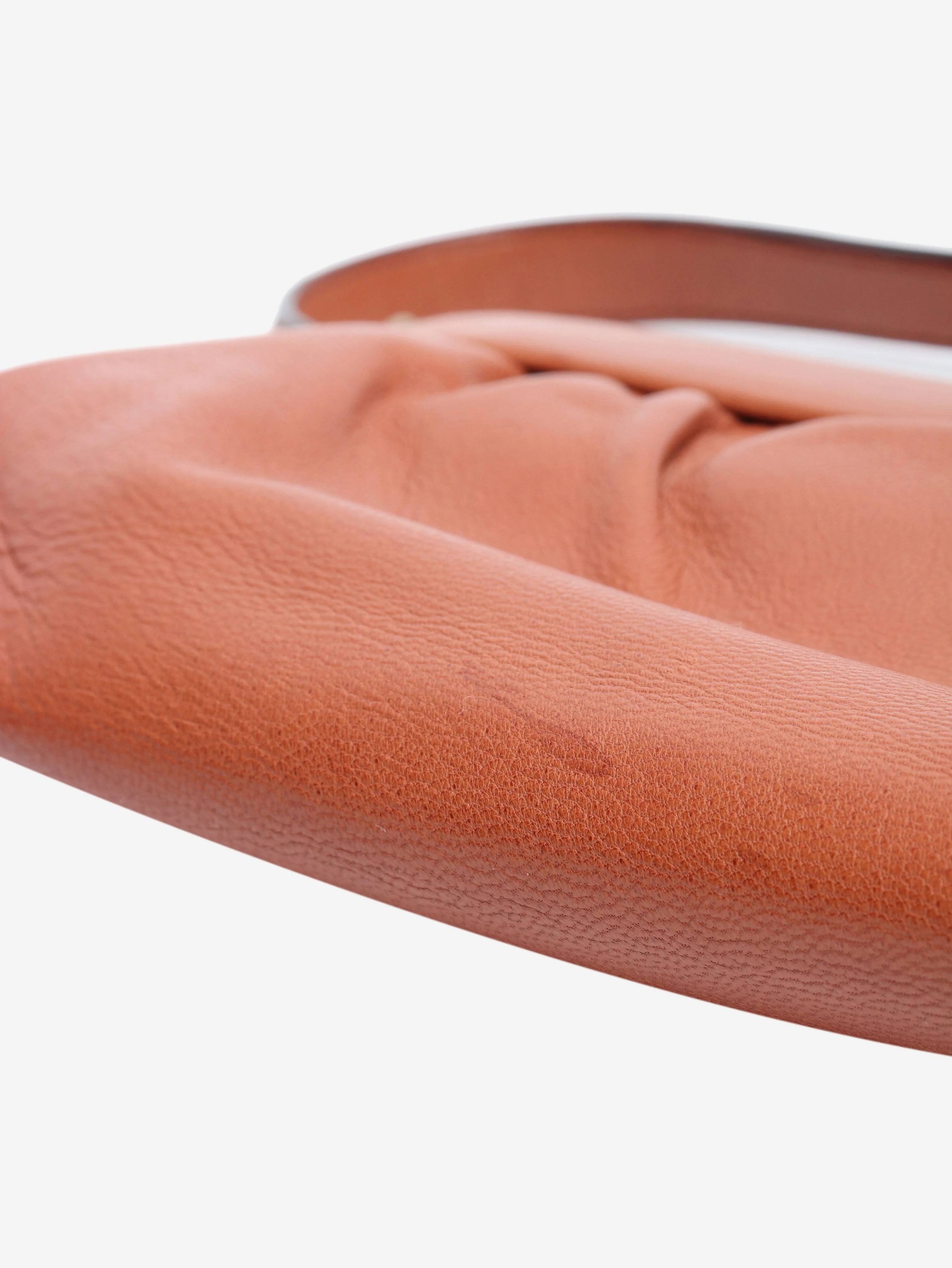 Brown leather mini bag - Image 7