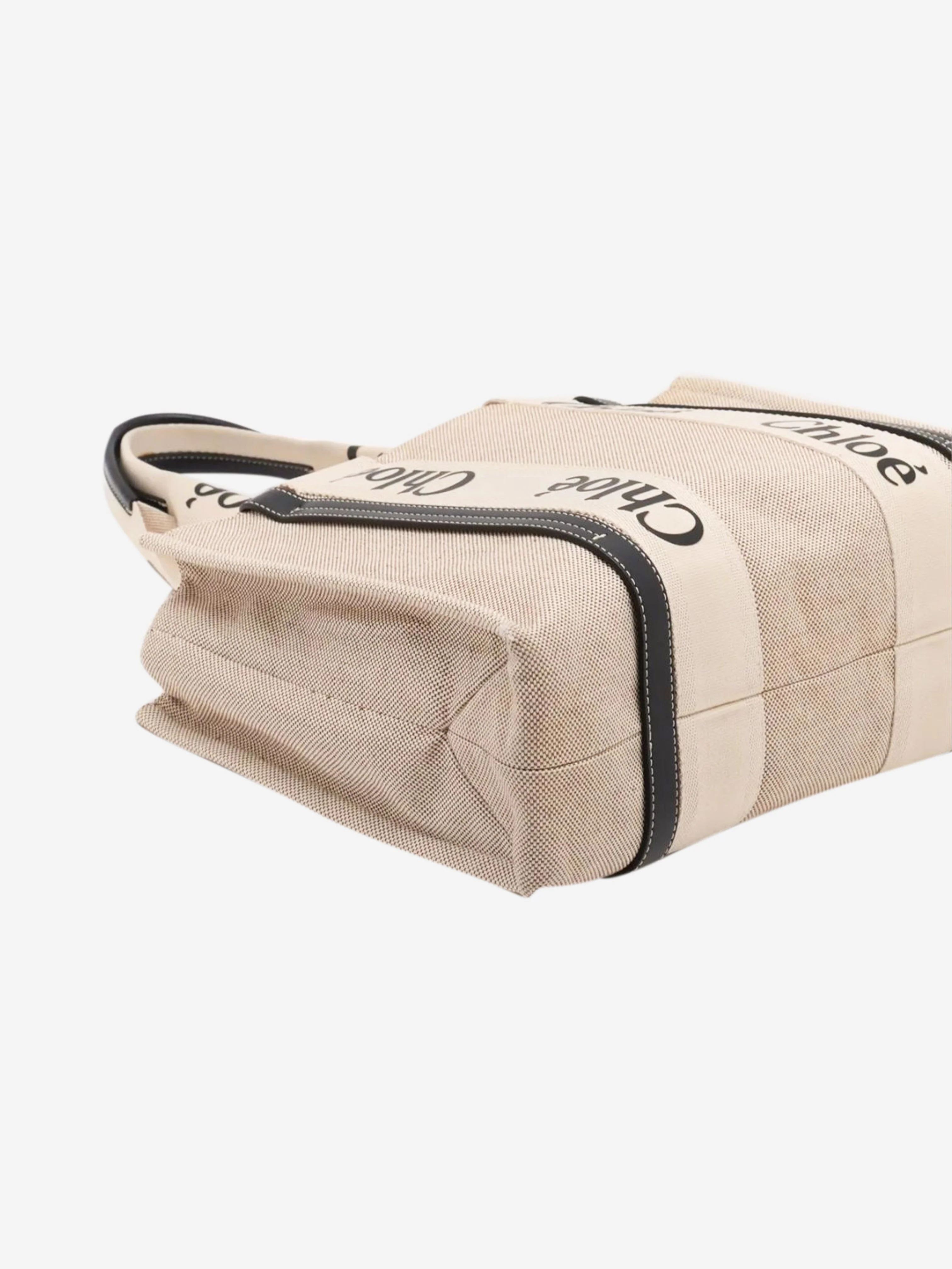 Neutral large Woody tote bag - Image 5