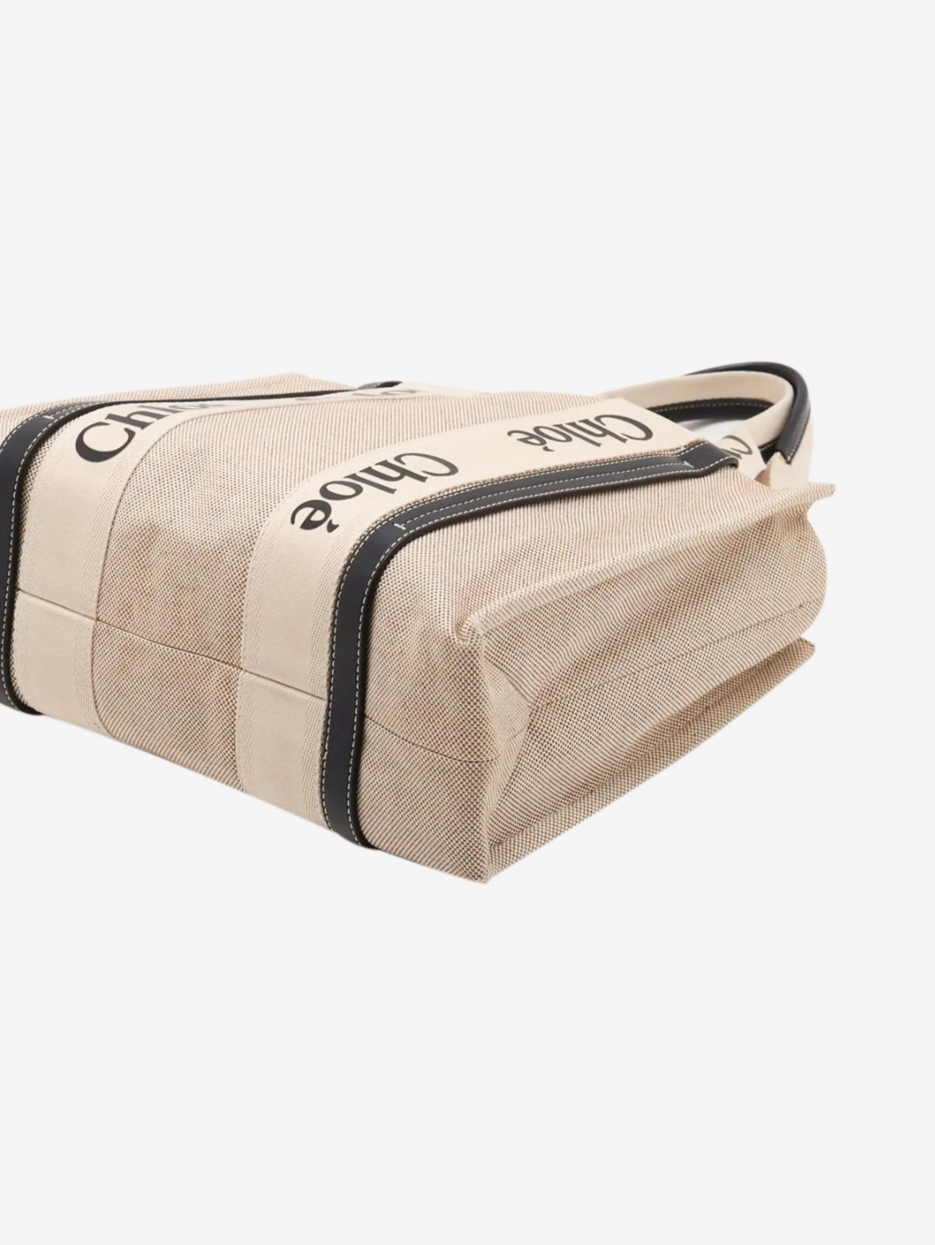 Neutral large Woody tote bag - Image 6