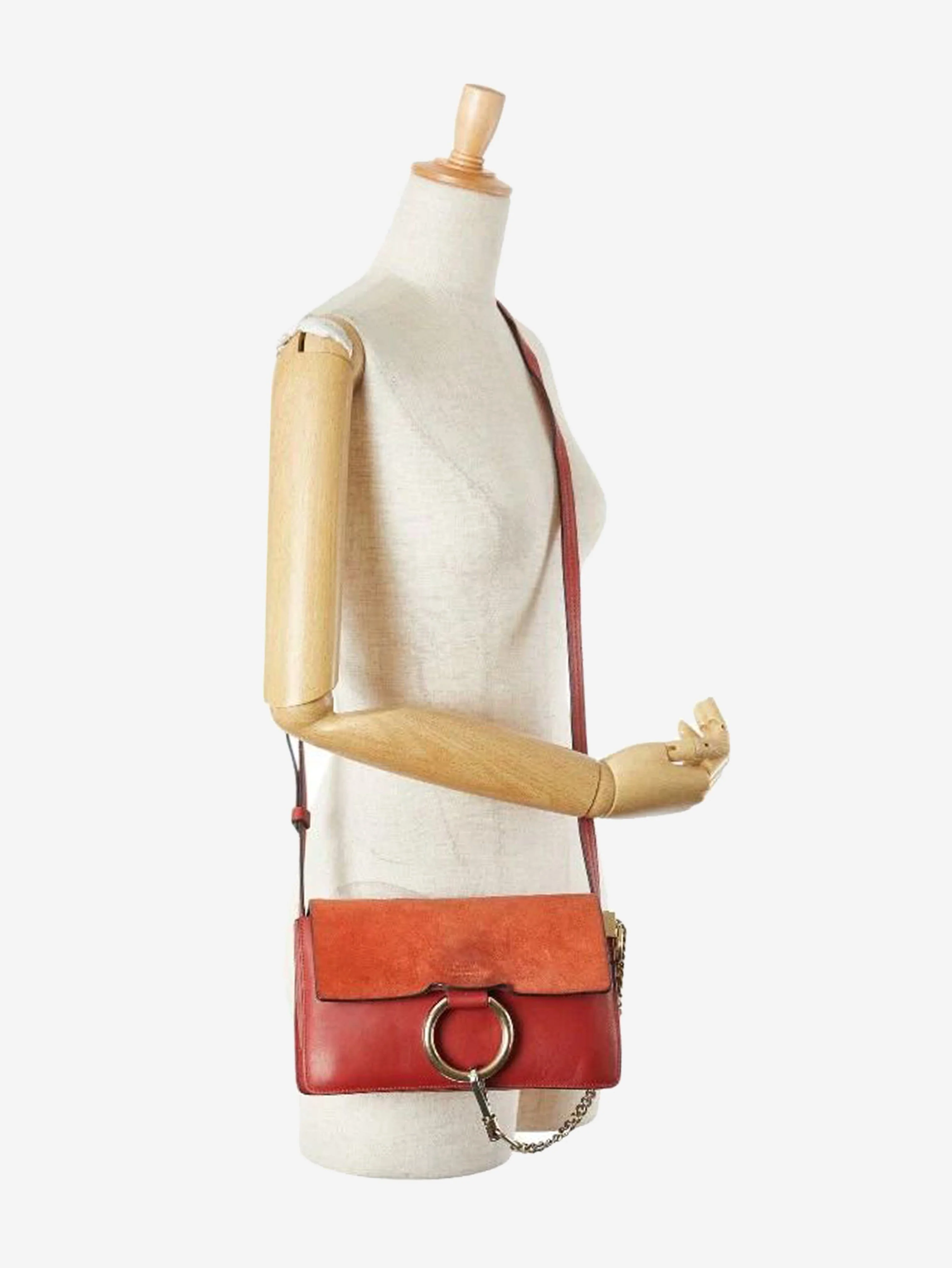 Red Faye shoulder bag - Image 2