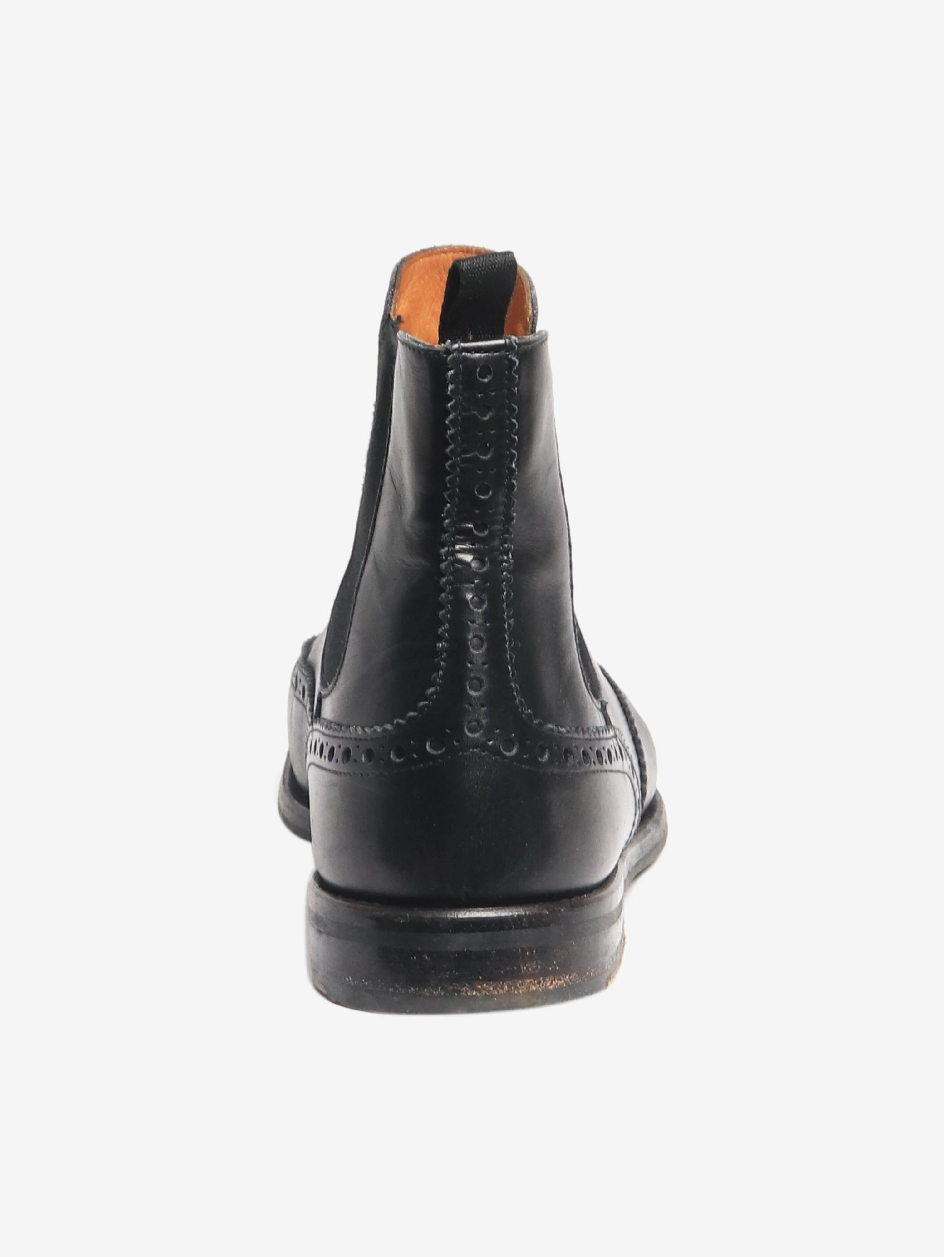 Black leather ankle boots - size EU 40 - Image 3