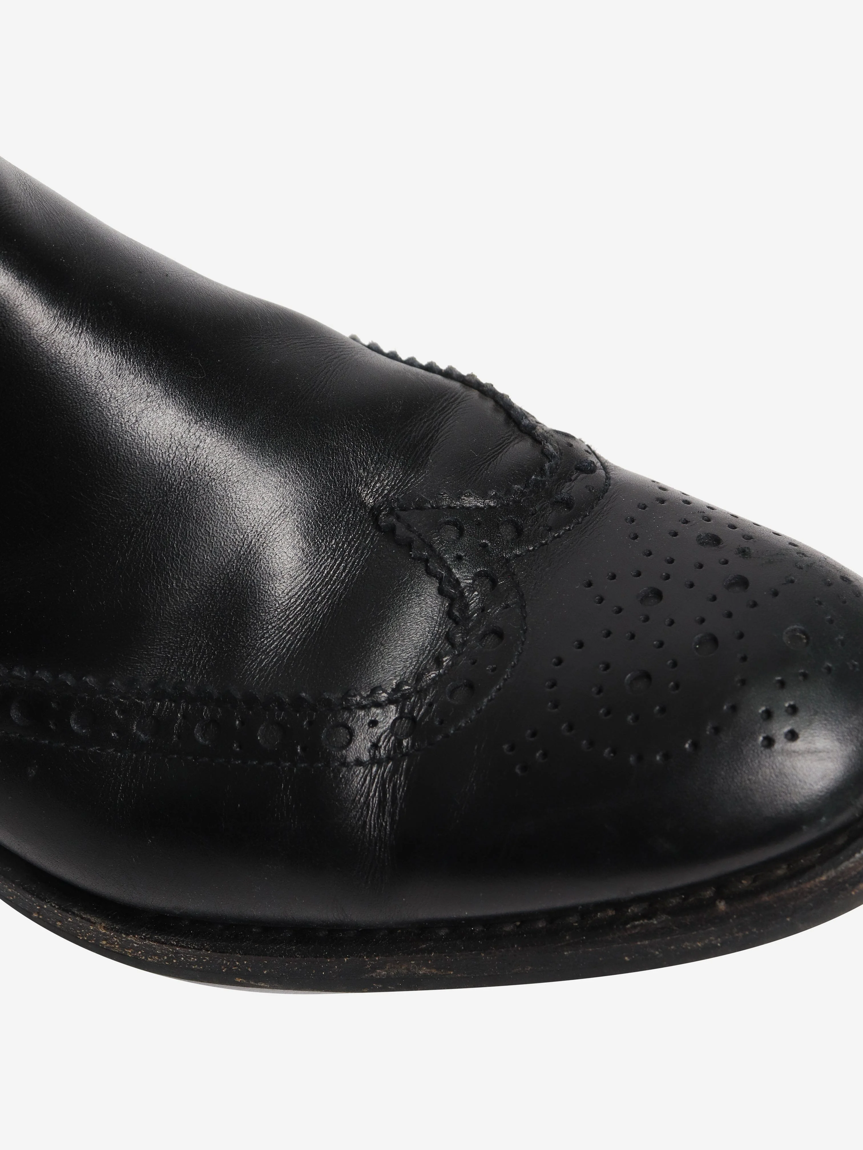 Black leather ankle boots - size EU 40 - Image 5