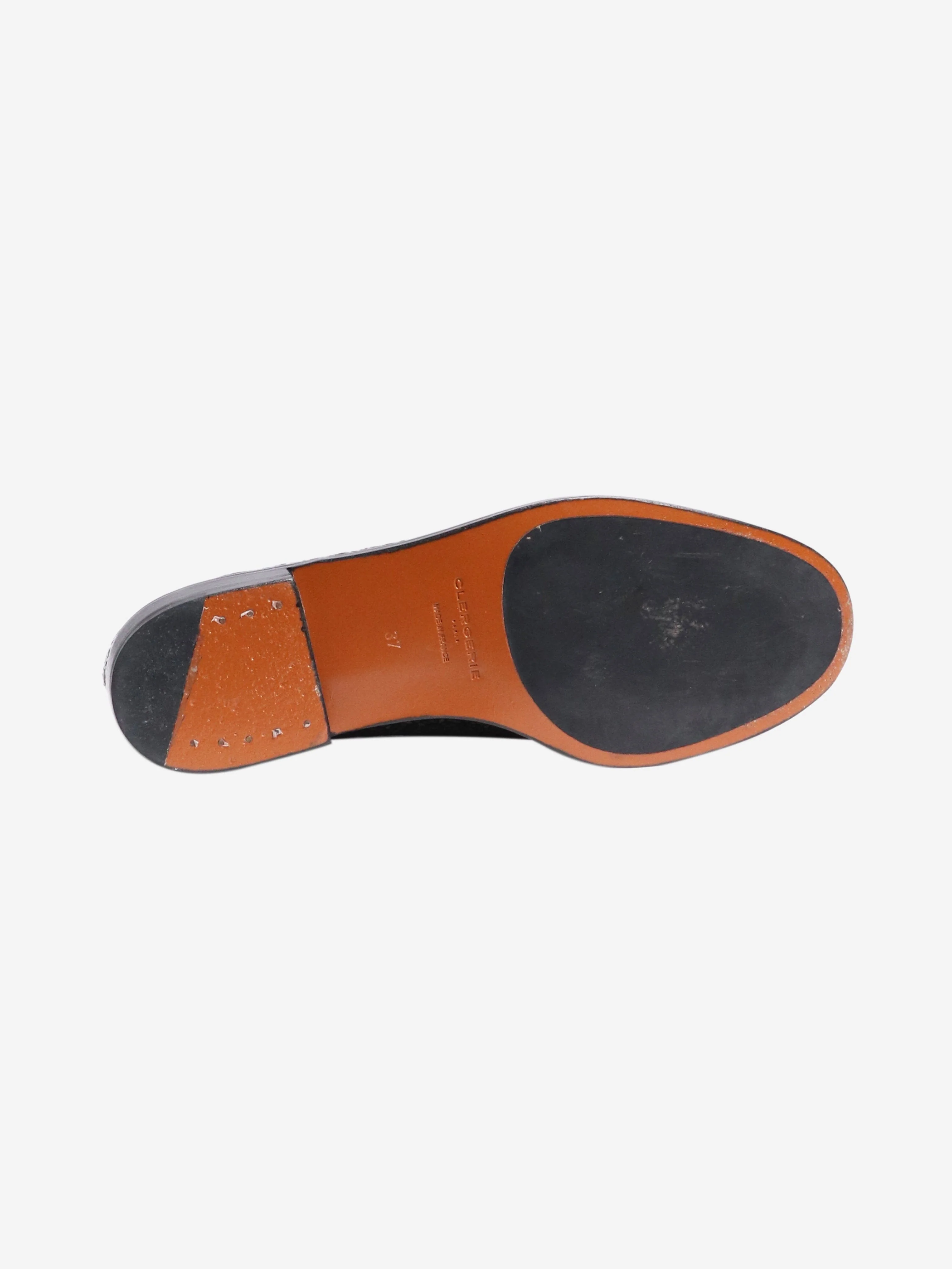 Black patent laser-cut shoes - size EU 37 - Image 5