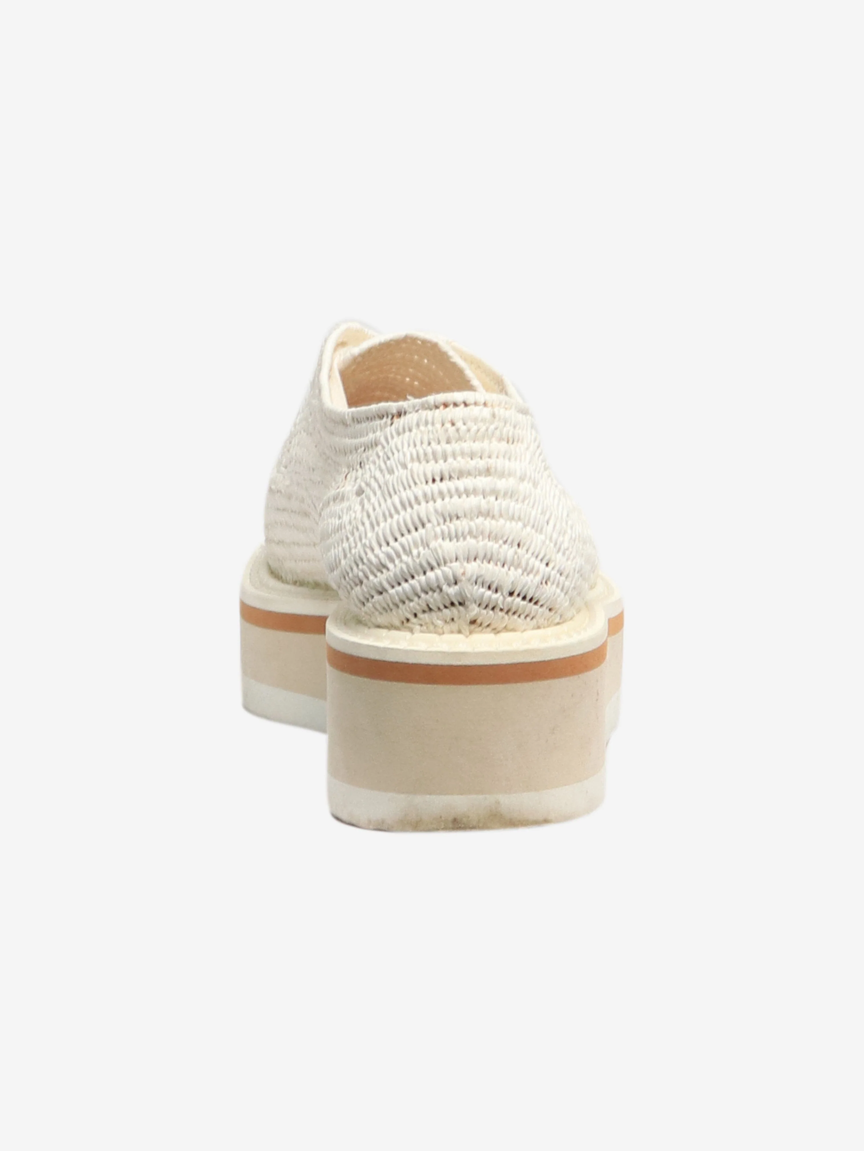 White crochet platform shoes - size EU 37 - Image 3