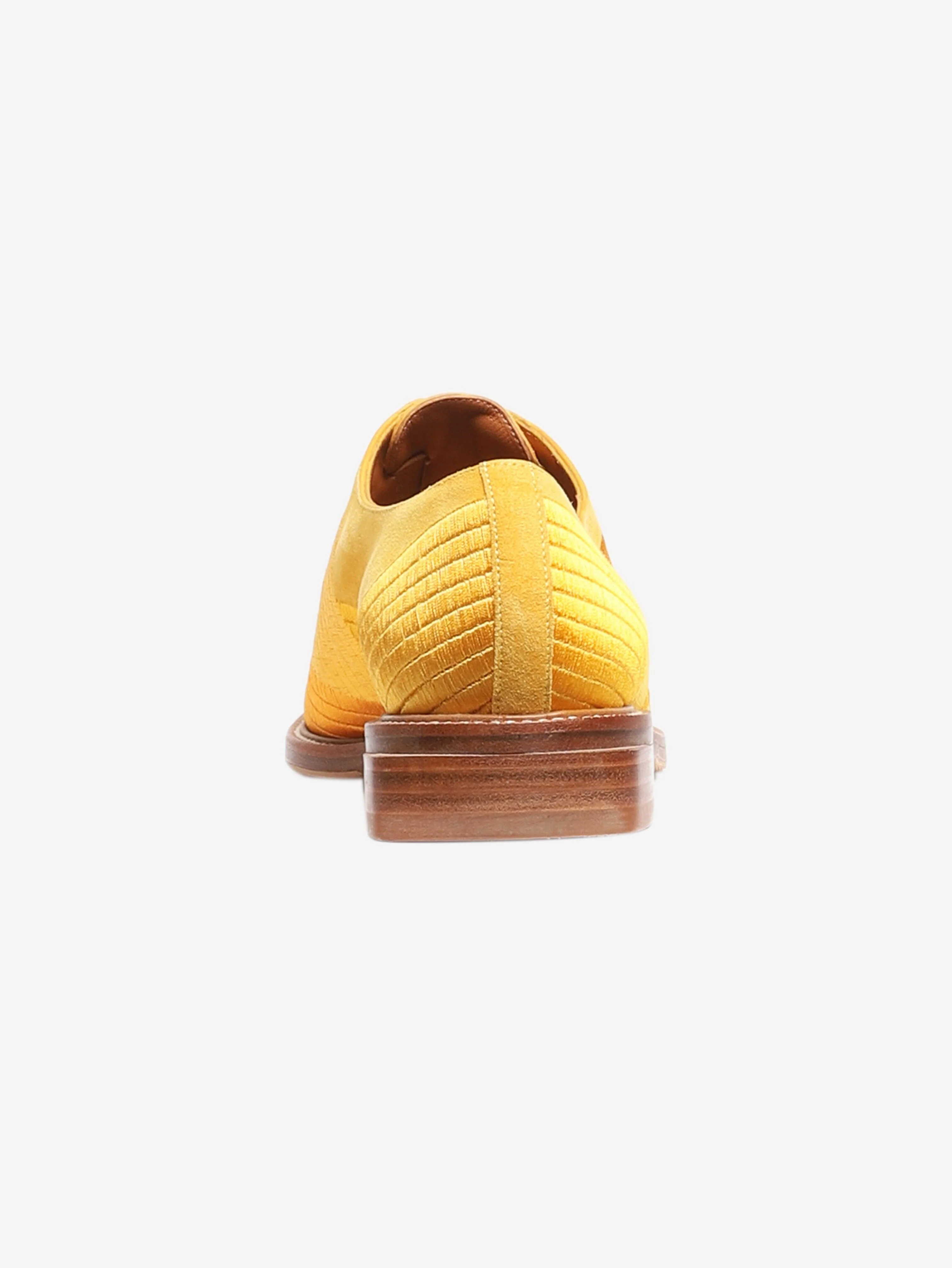 Yellow embroidered slip-on shoes - size EU 39 - Image 3