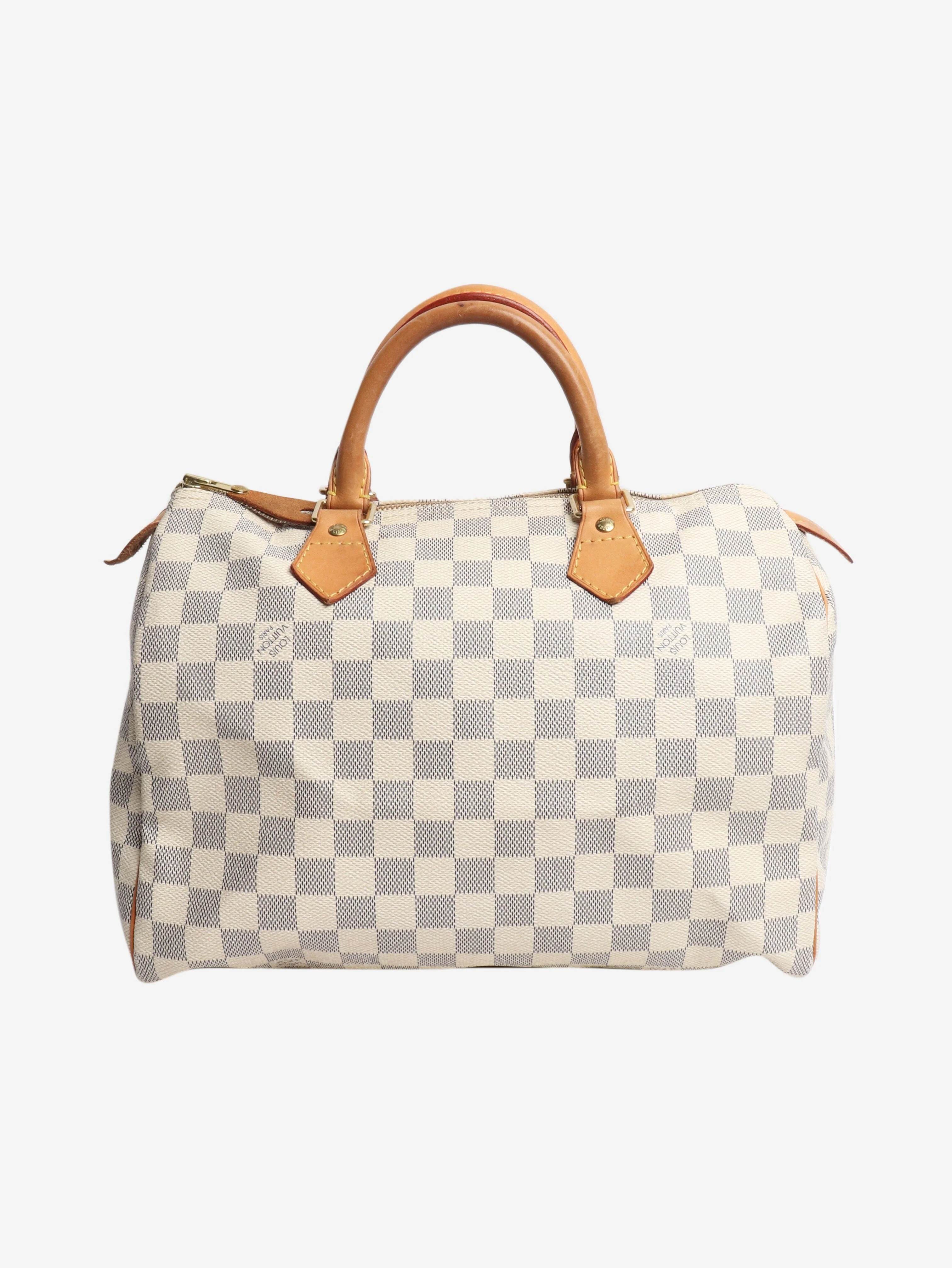 Cream 2010 Damier Azure Speedy bag