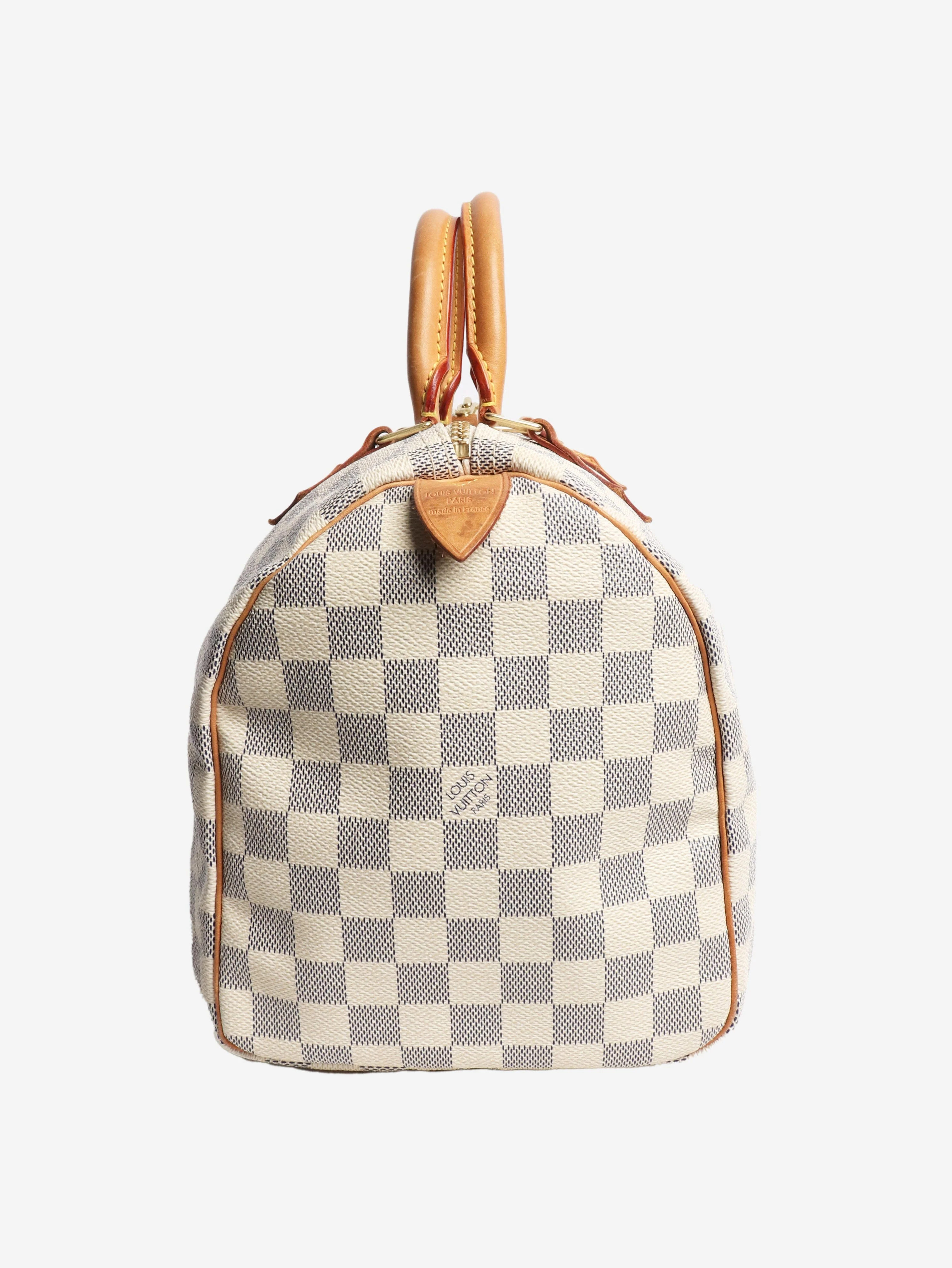 Cream 2010 Damier Azure Speedy bag - Image 2