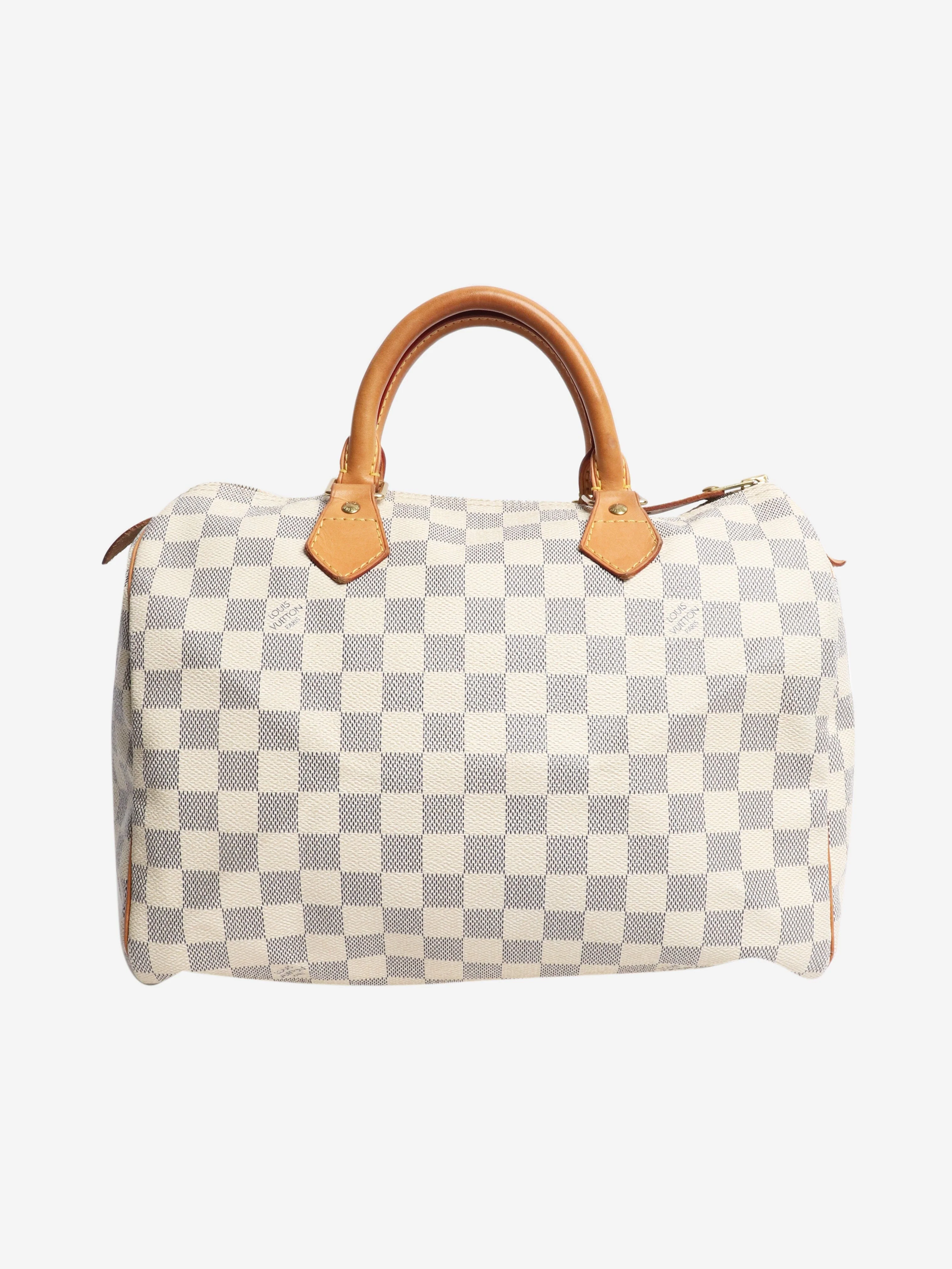 Cream 2010 Damier Azure Speedy bag - Image 3