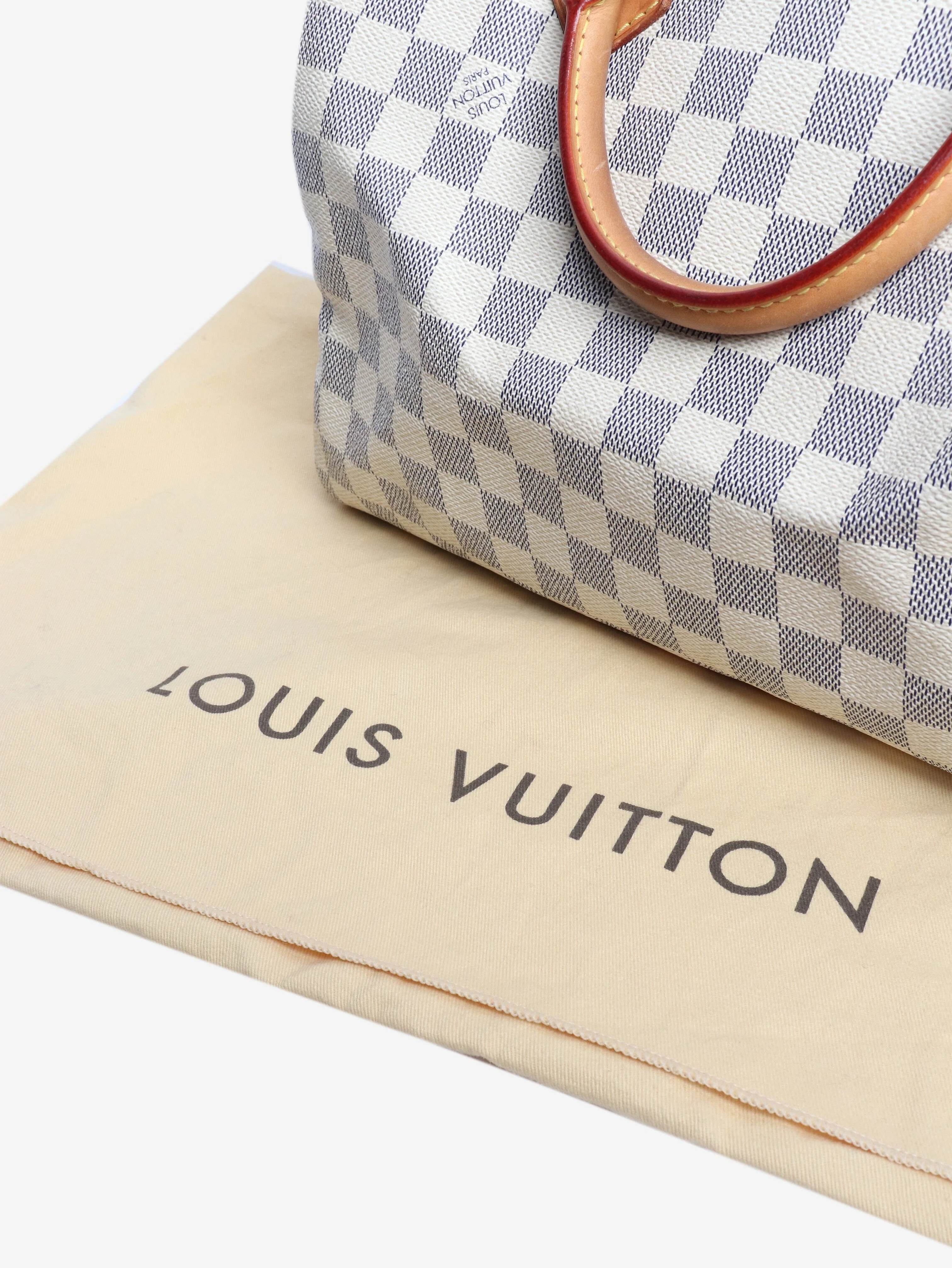 Cream 2010 Damier Azure Speedy bag - Image 7