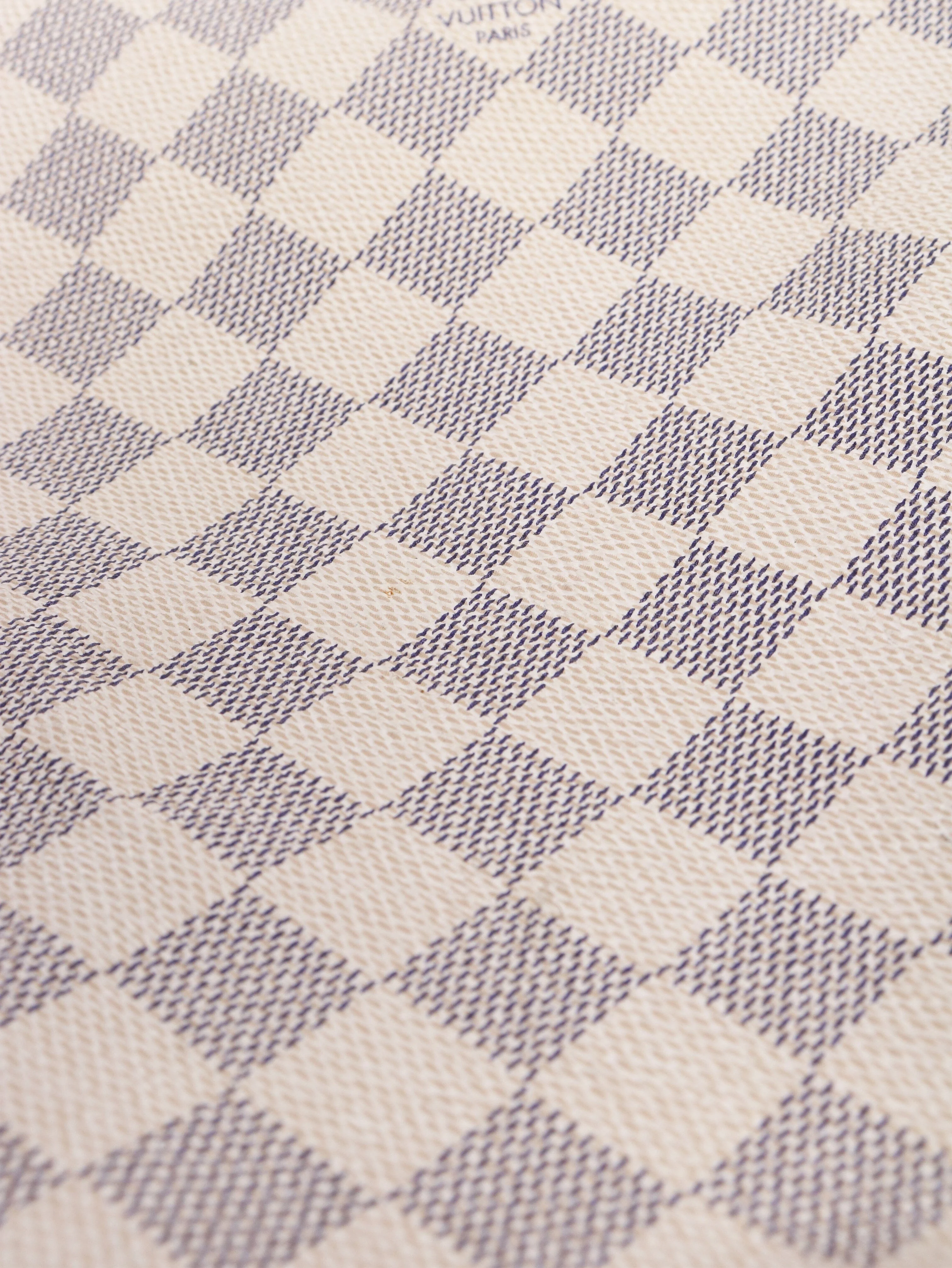 Cream 2012 Damier Azur Neverfull MM tote - Image 7