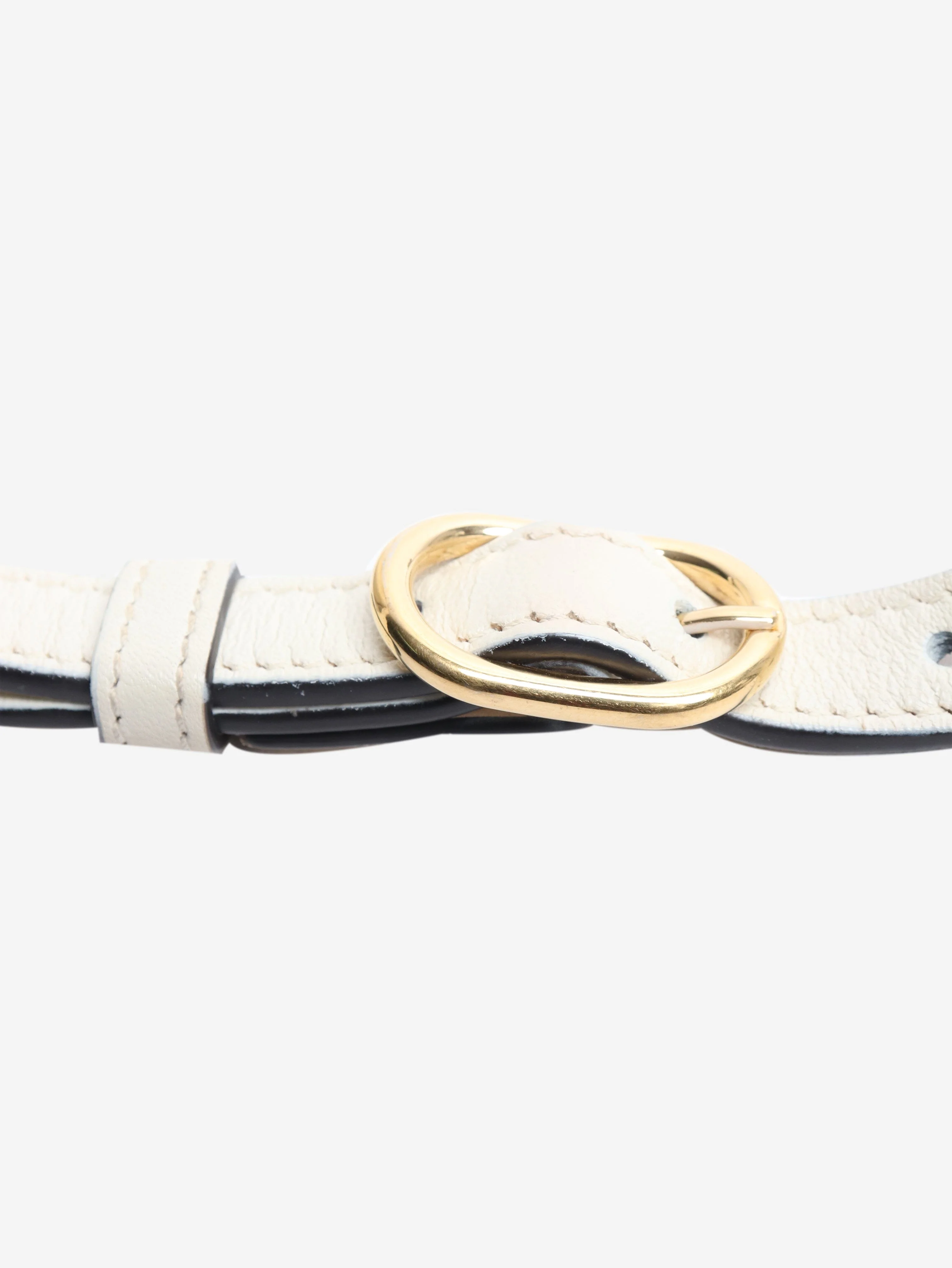 Cream Blondie leather top handle bag - Image 7