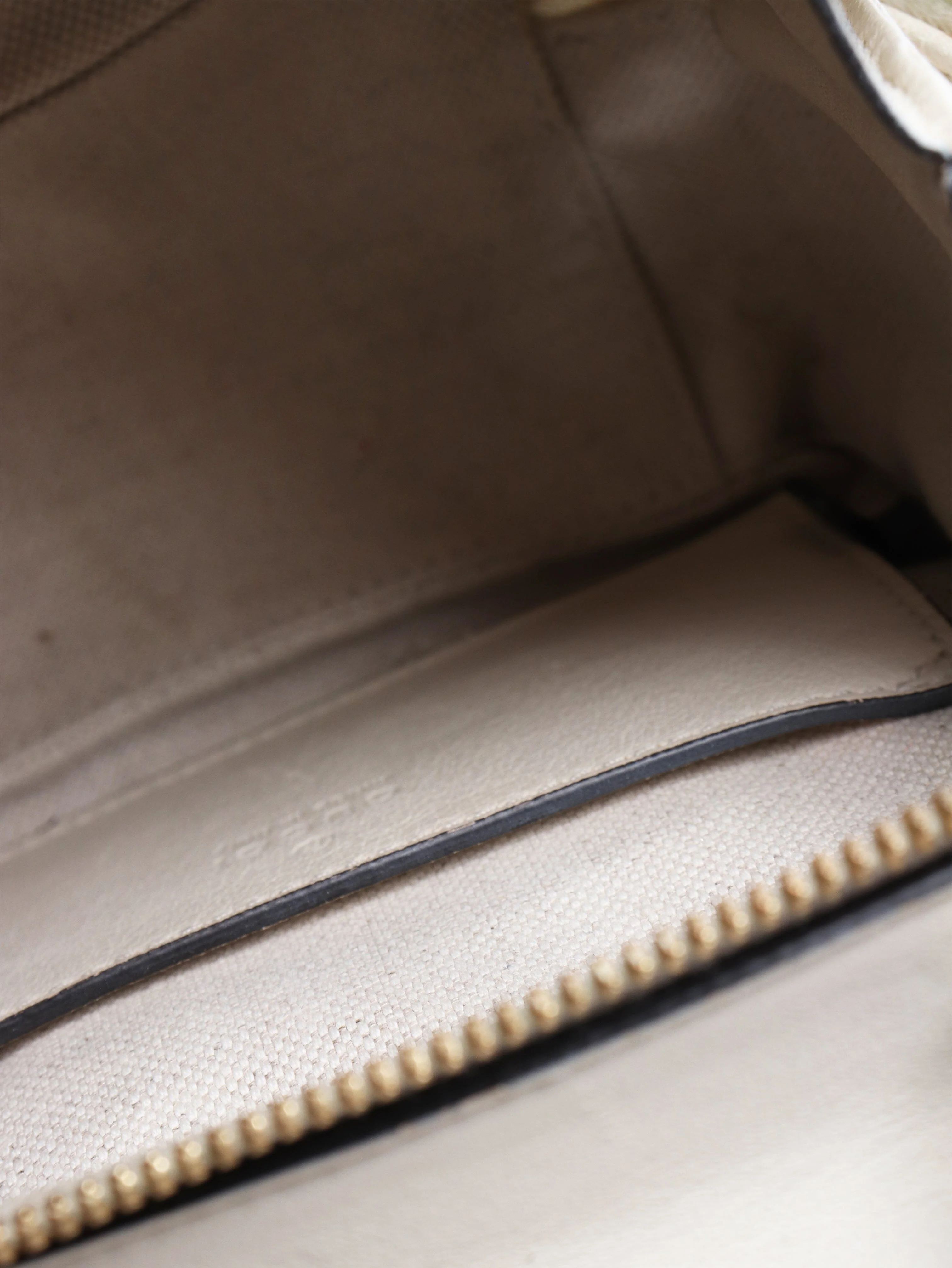 Cream Blondie leather top handle bag - Image 8