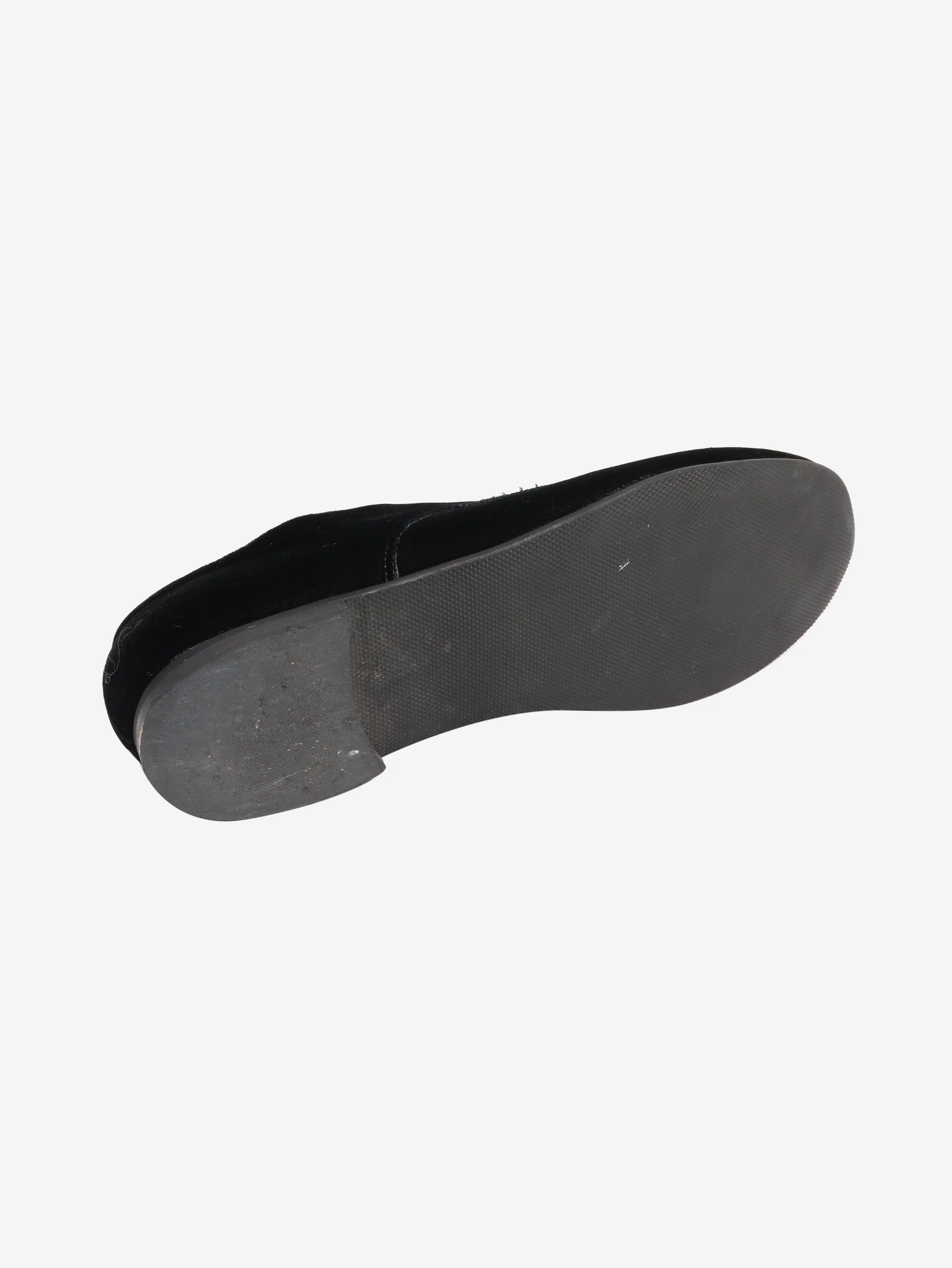 Black velvet lace-up shoes - size EU 40 - Image 4