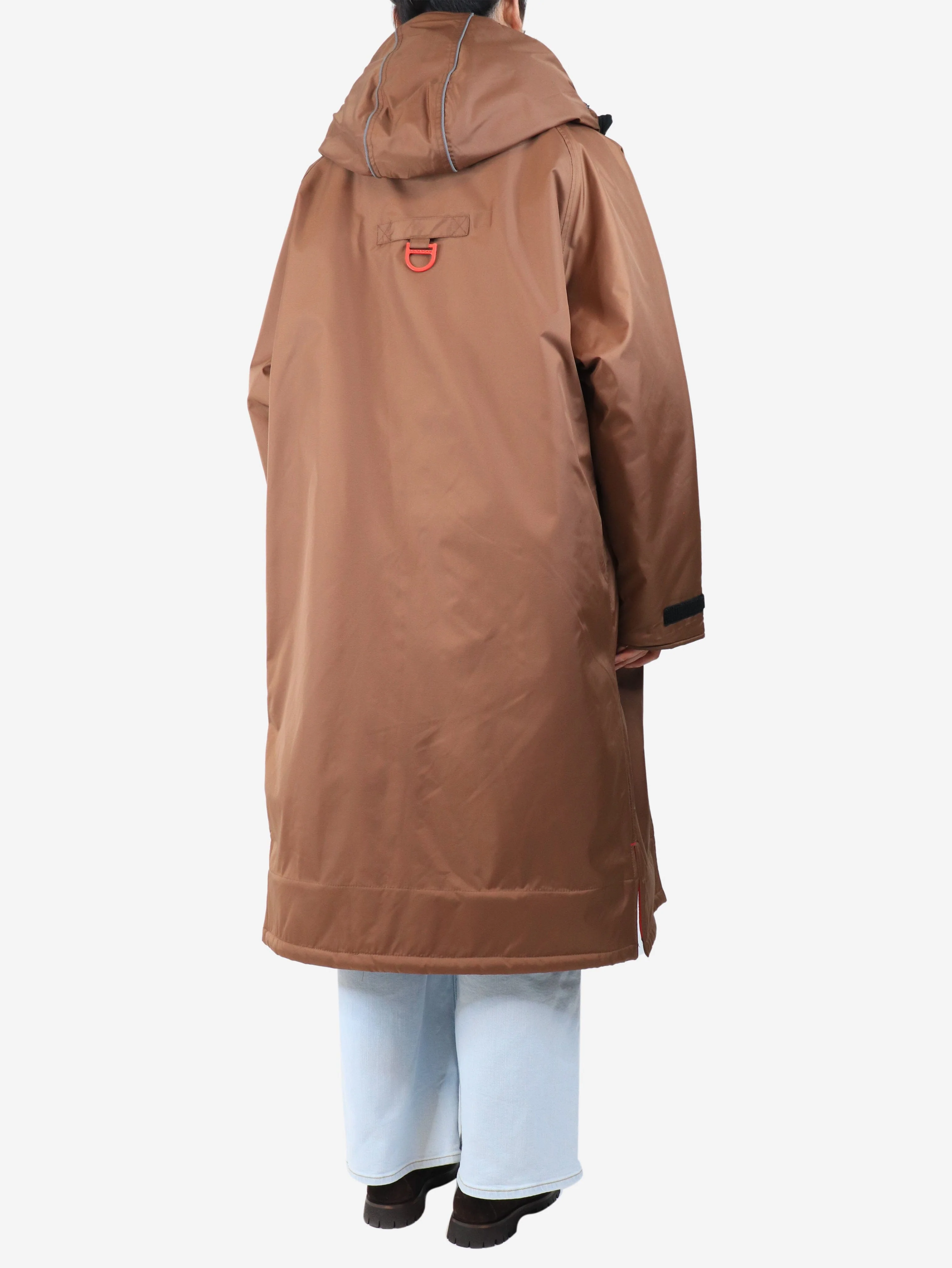 Brown Beaufort hooded coat - size M - Image 2