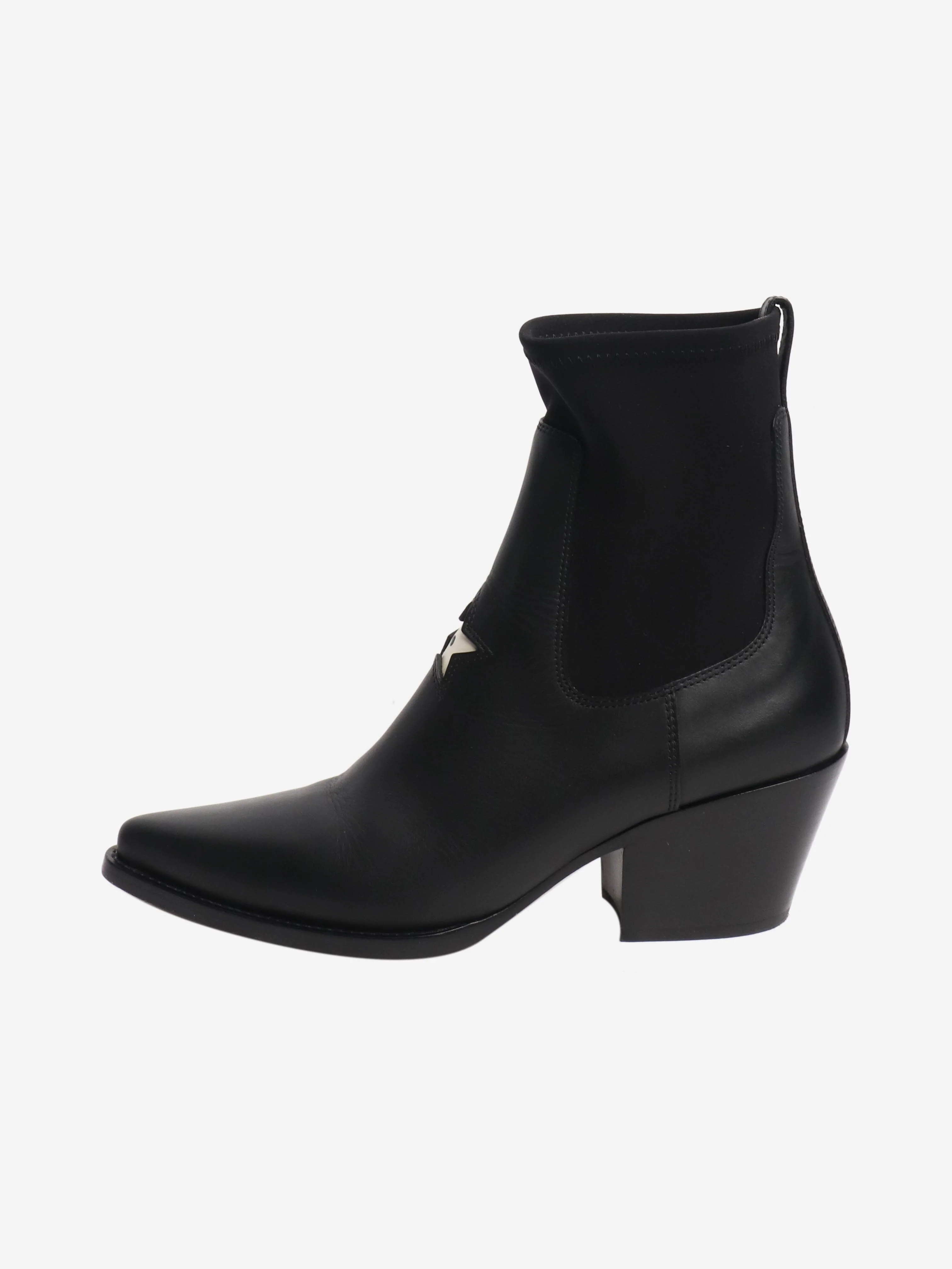 Black western boots - size EU 38 (UK 5)