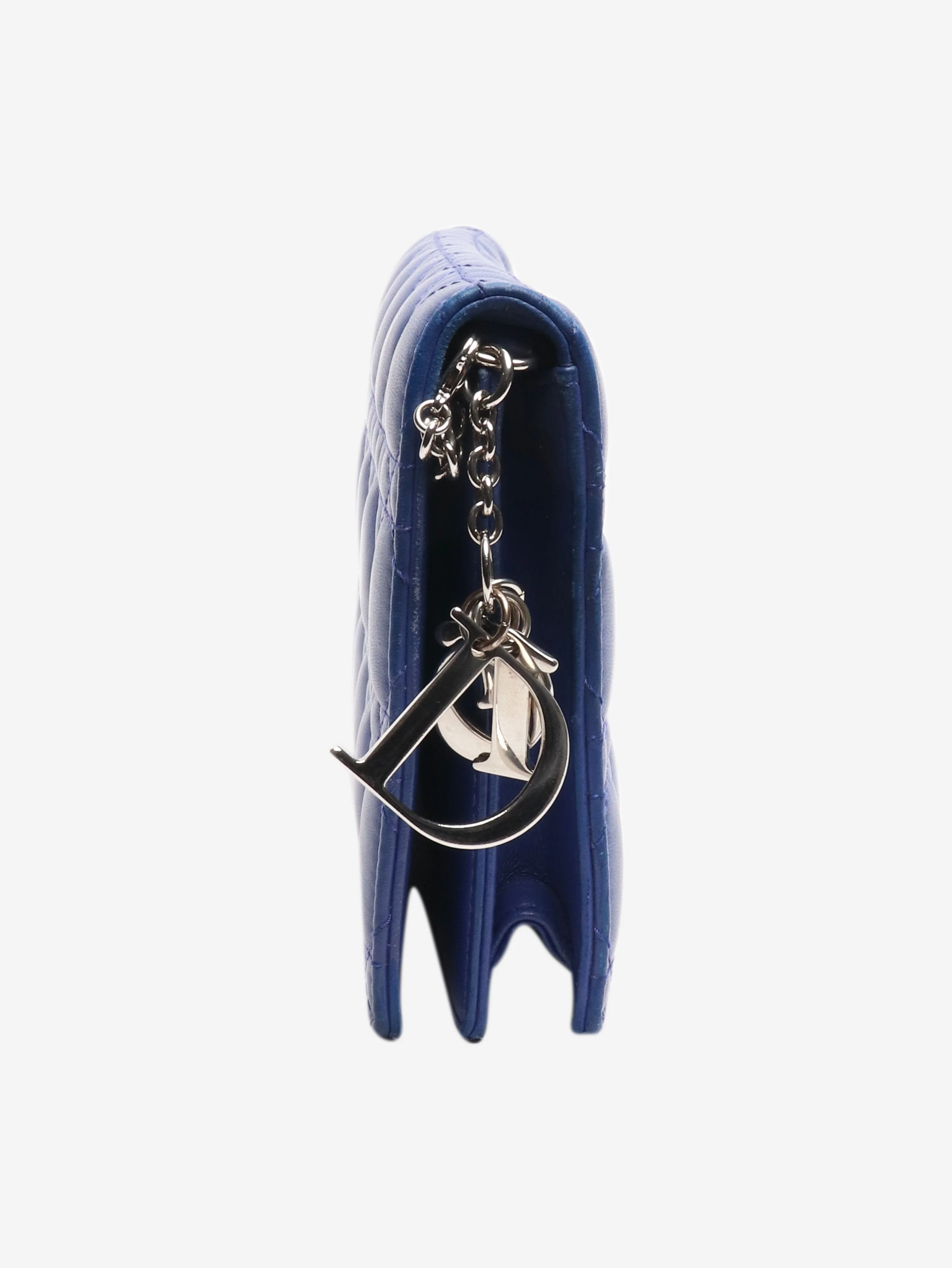 Blue 2013 Lady Dior chain bag - Image 5