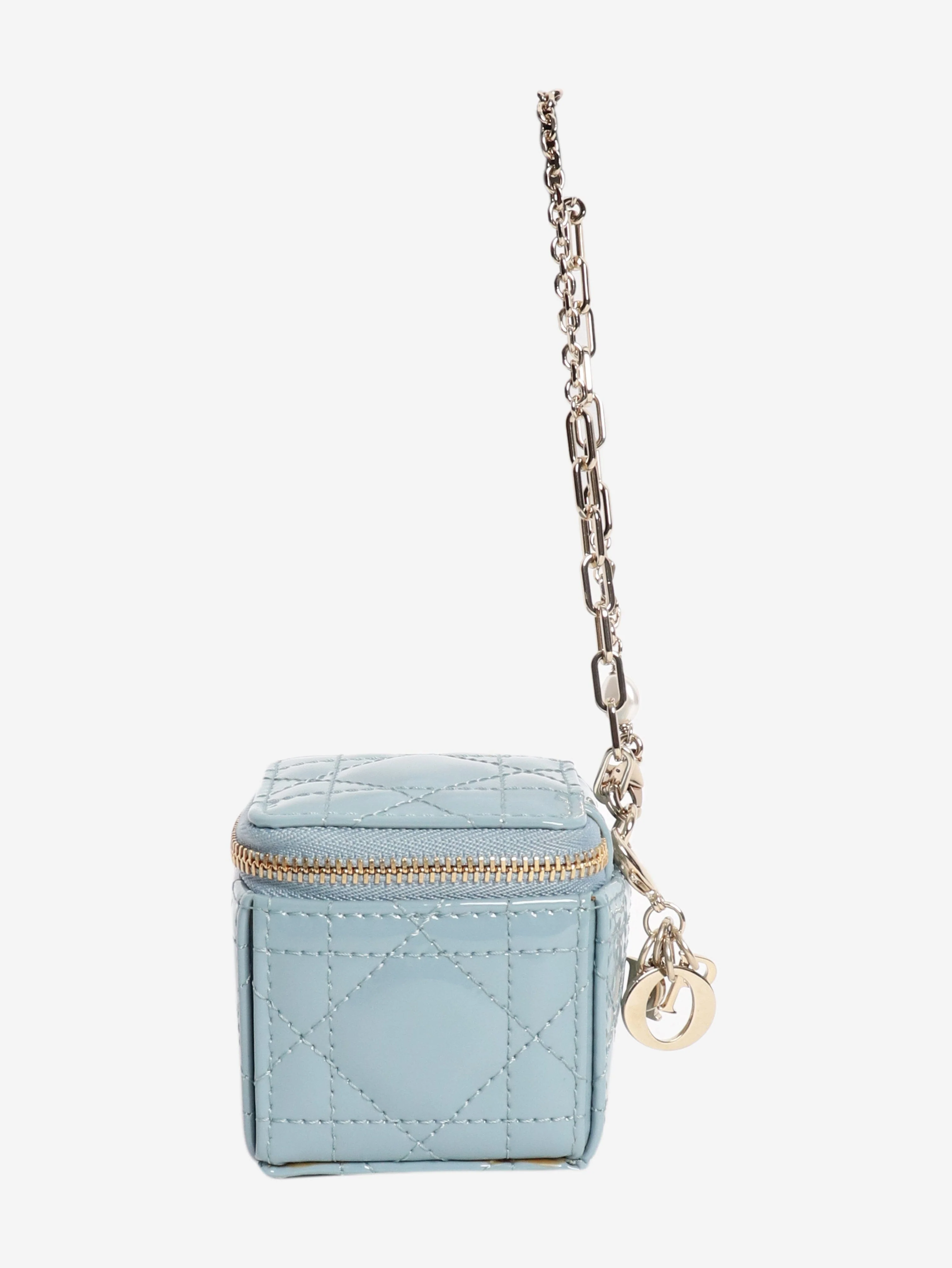 Blue micro cube with chain strap - Image 2