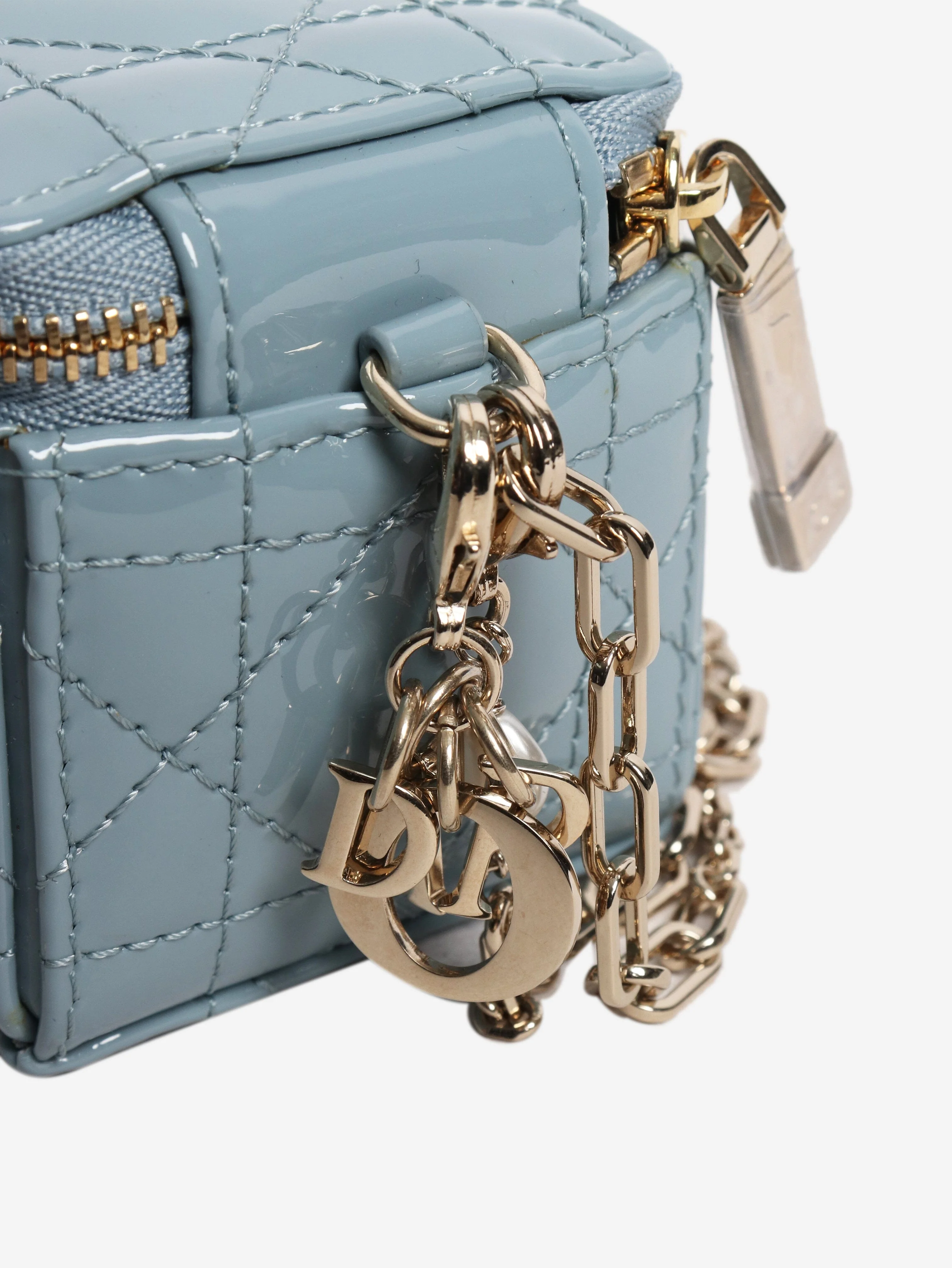 Blue micro cube with chain strap - Image 6
