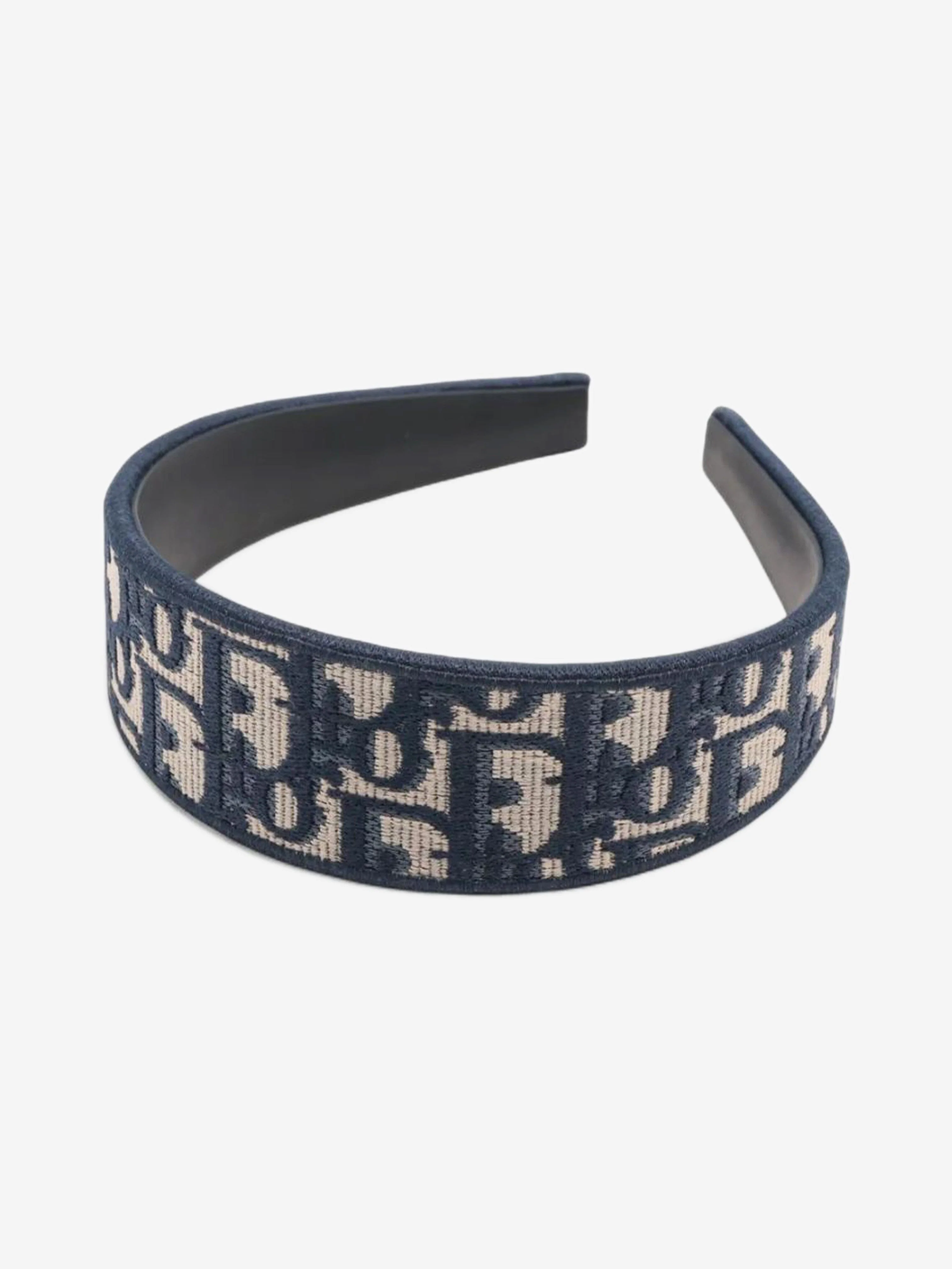 Blue Oblique Dior headband