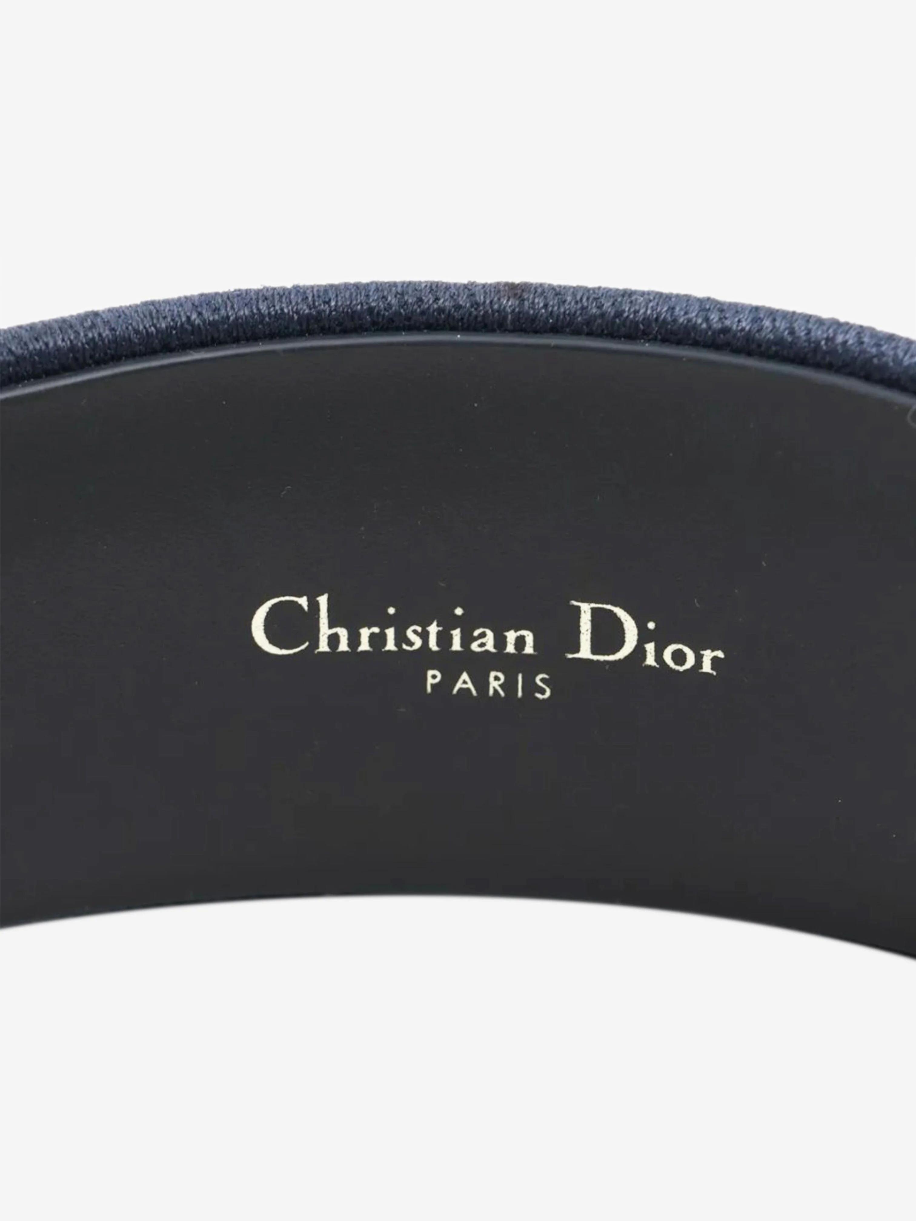 Blue Oblique Dior headband - Image 3