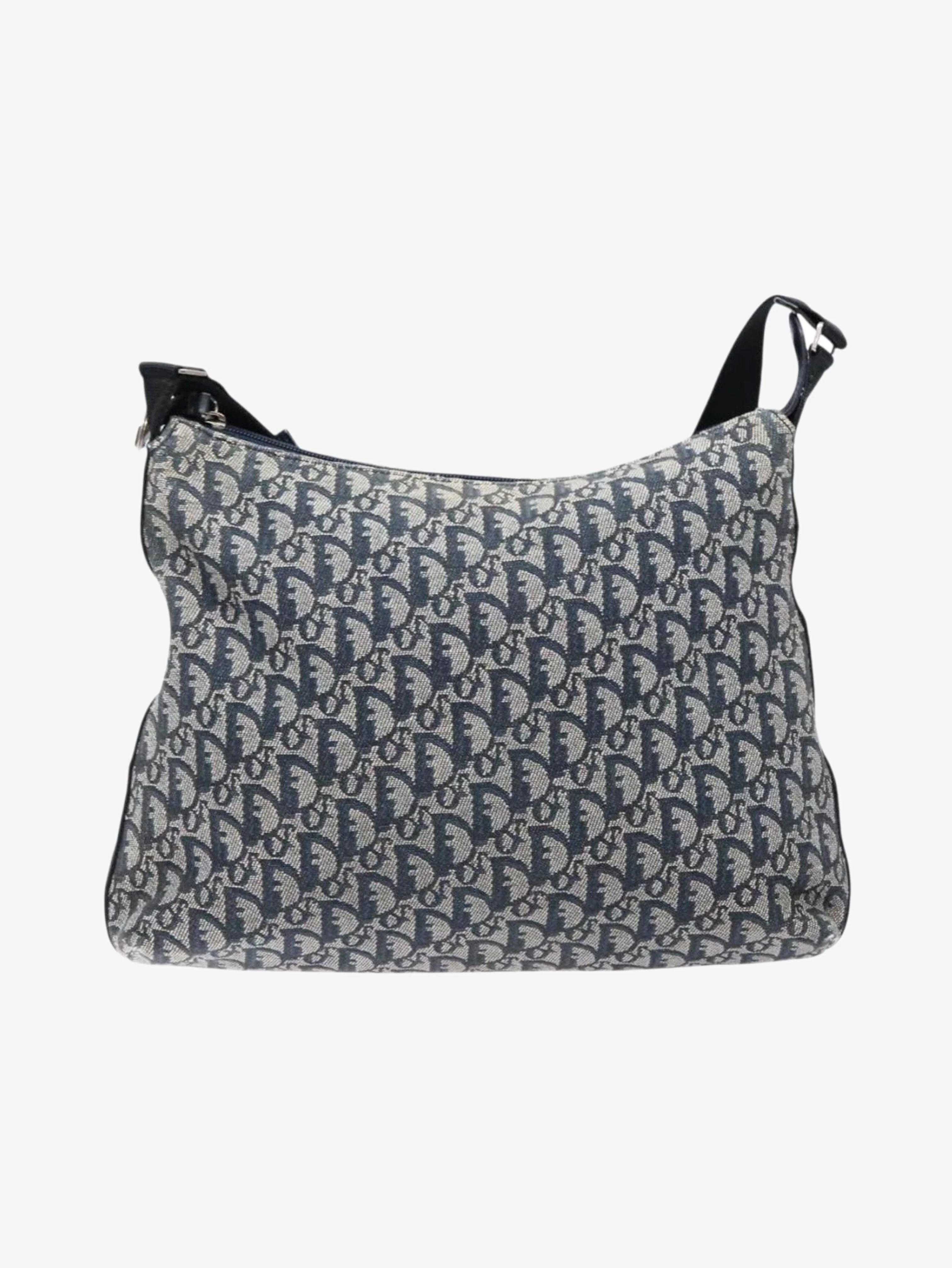 Blue Trotter canvas shoulder bag