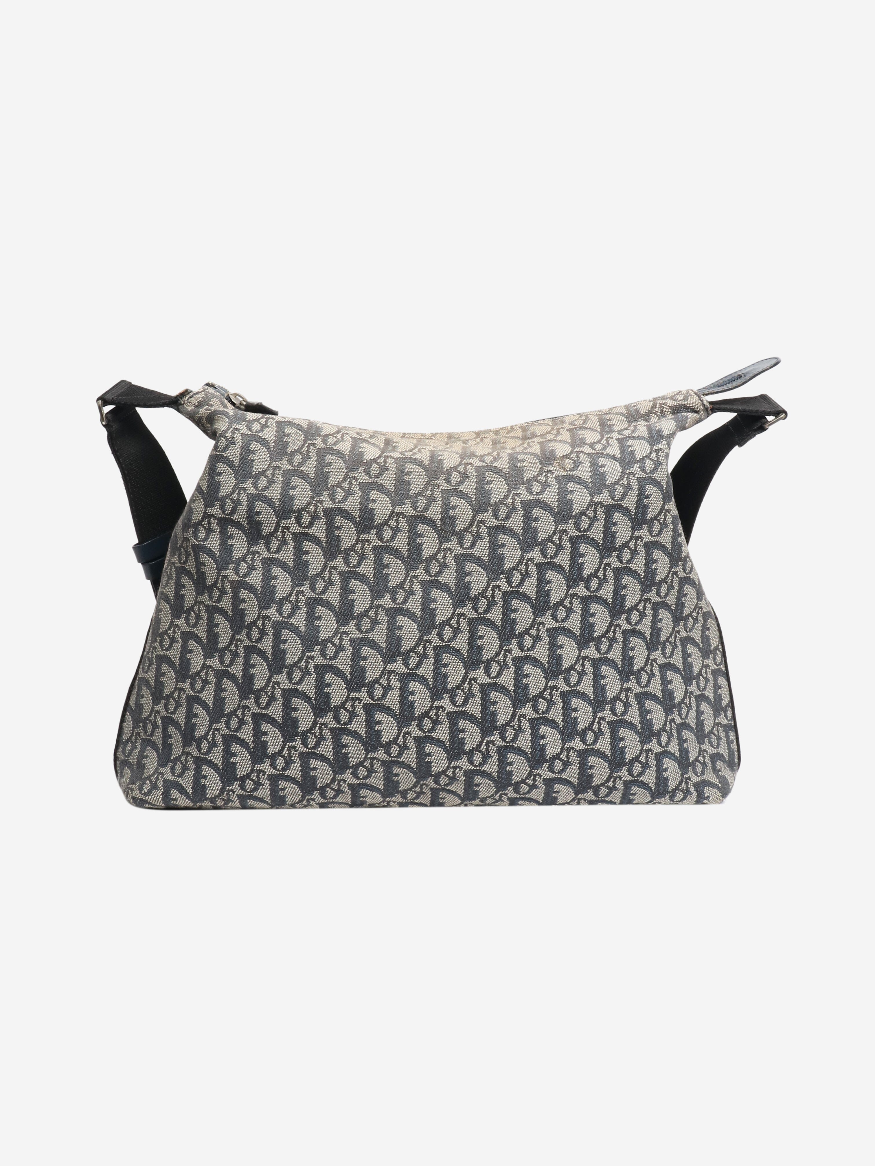 Blue vintage 2001 Trotter canvas shoulder bag - Image 4